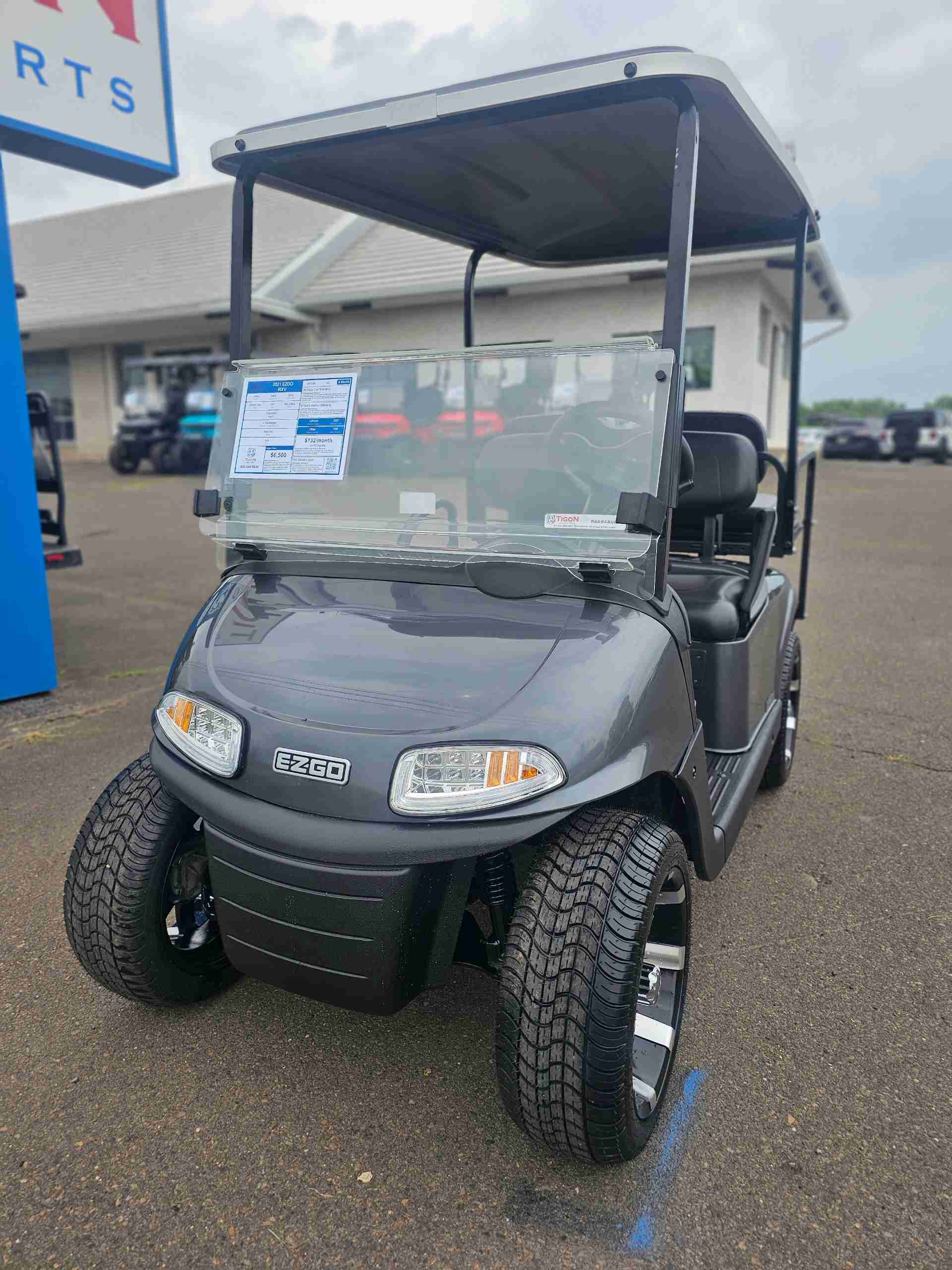 2021 EZGO RXV Golf Cart in Gray