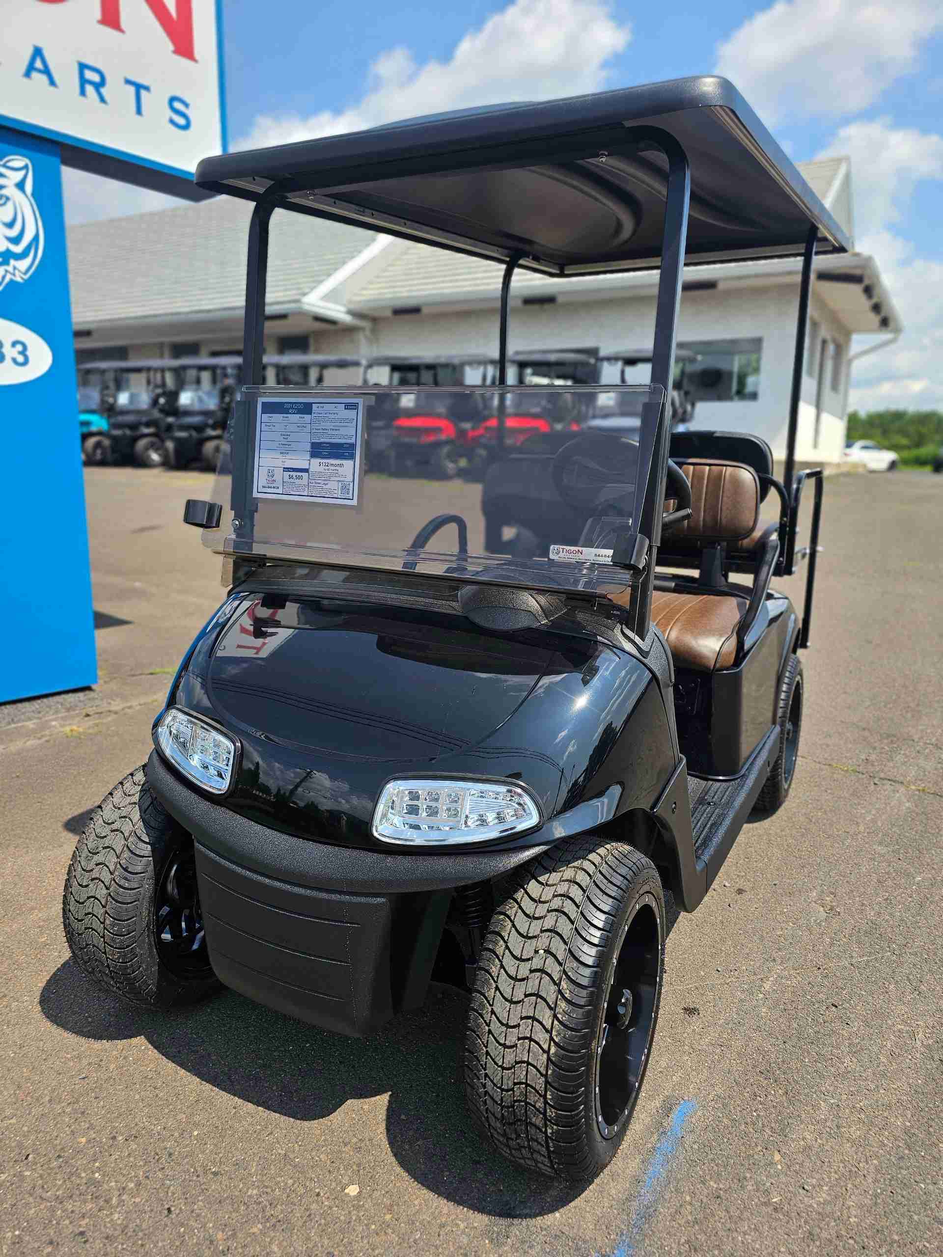 2021 EZGO RXV Golf Cart in Black