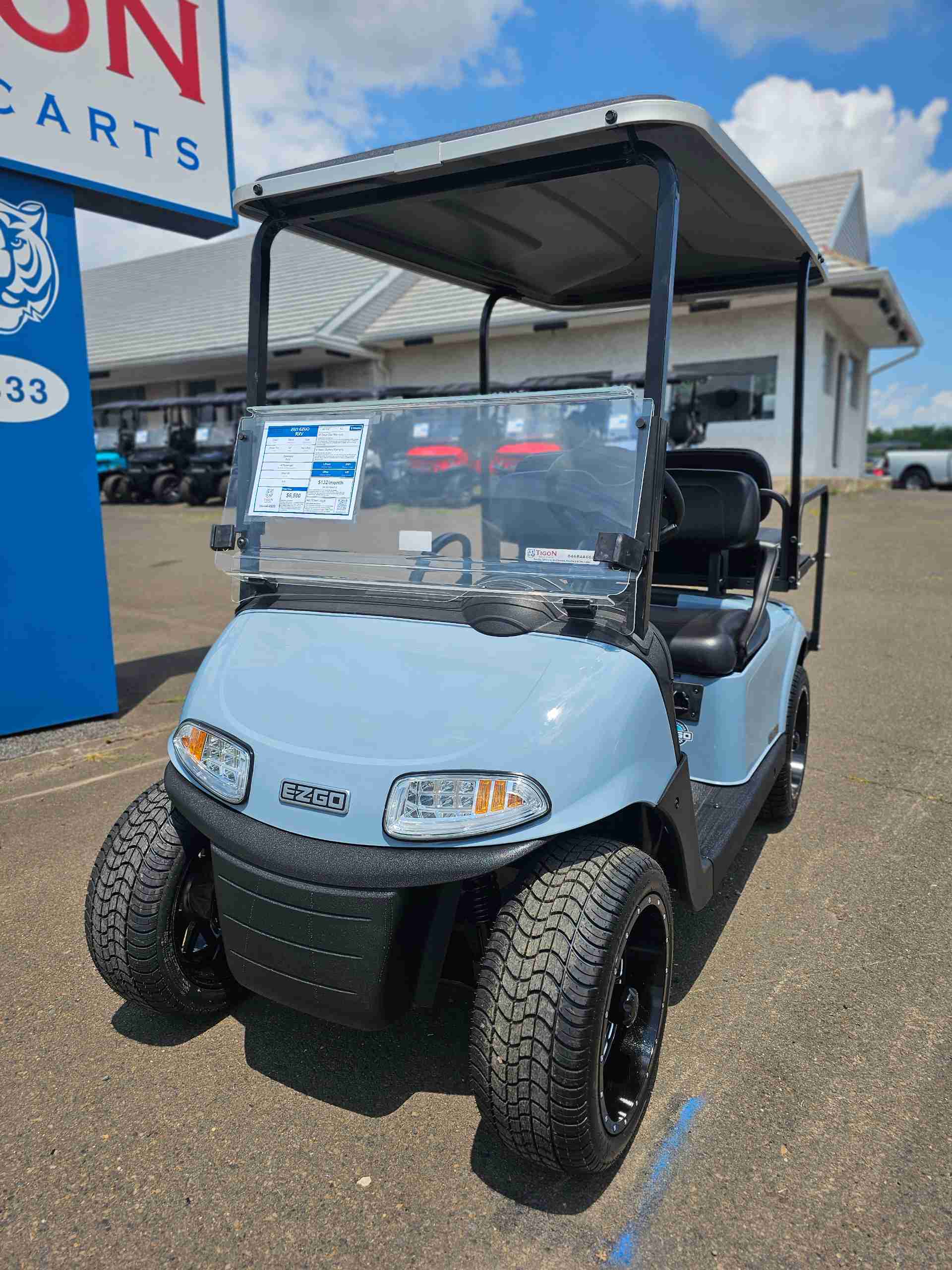 2021 EZGO RXV Golf Cart in Blue