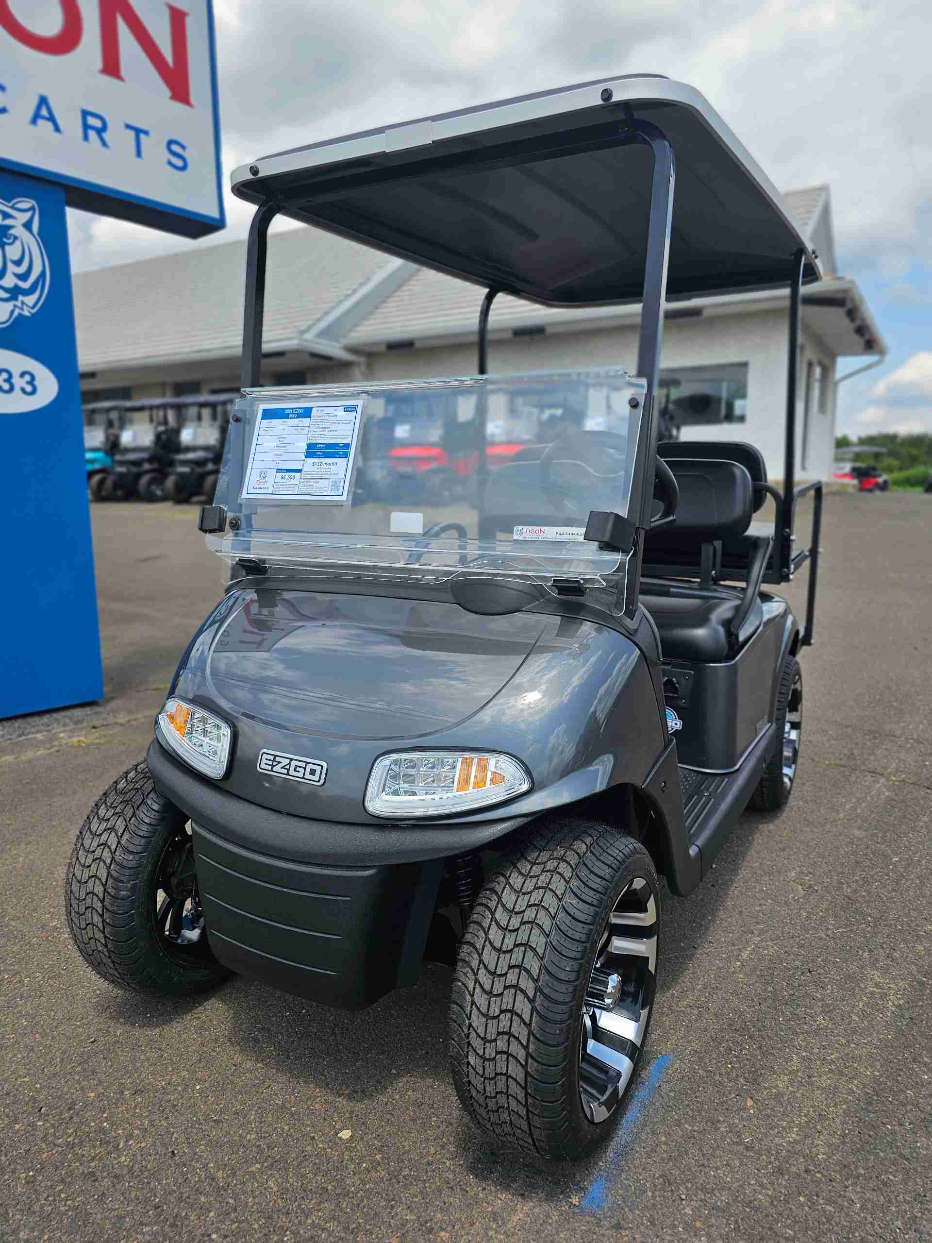 2021 EZGO RXV Golf Cart in Gray