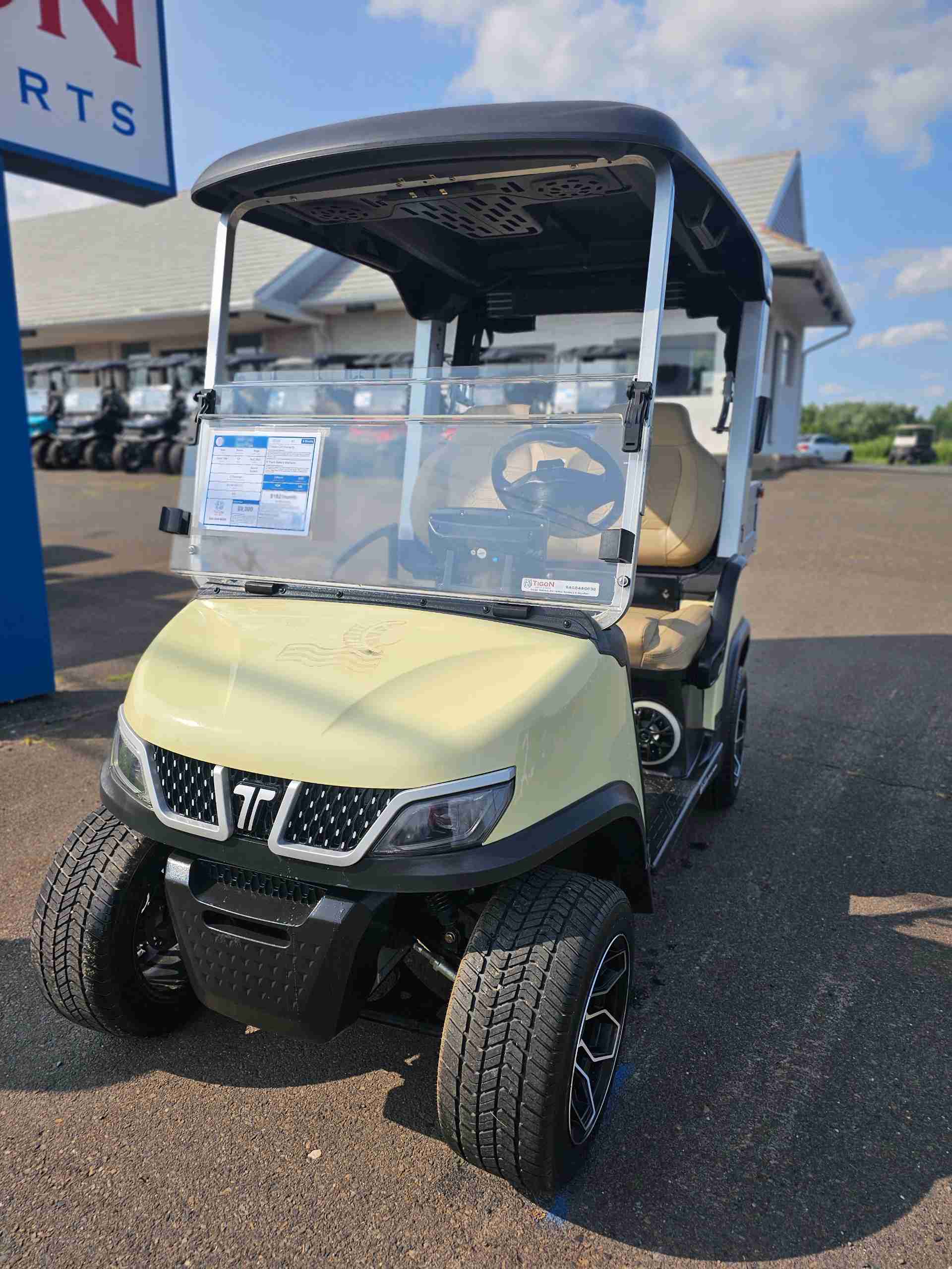 2025 Tara Spirit Plus Golf Cart in Beige