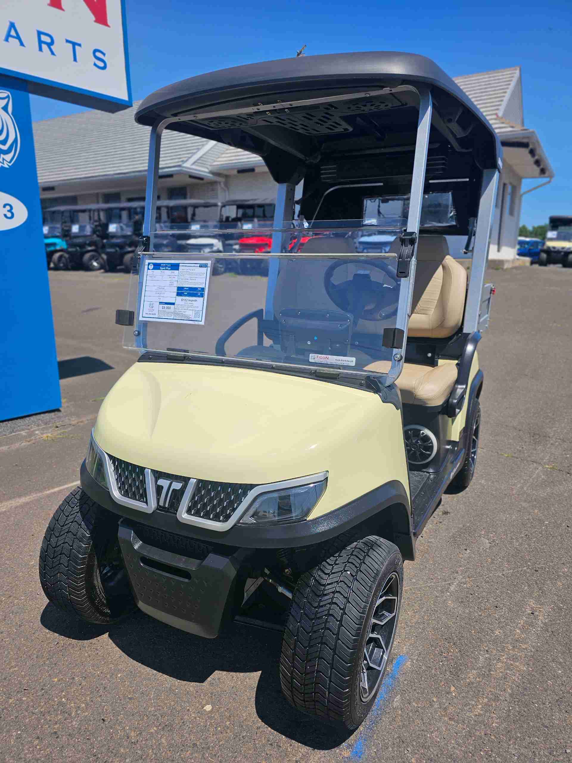2025 Tara Spirit Plus Golf Cart in Beige