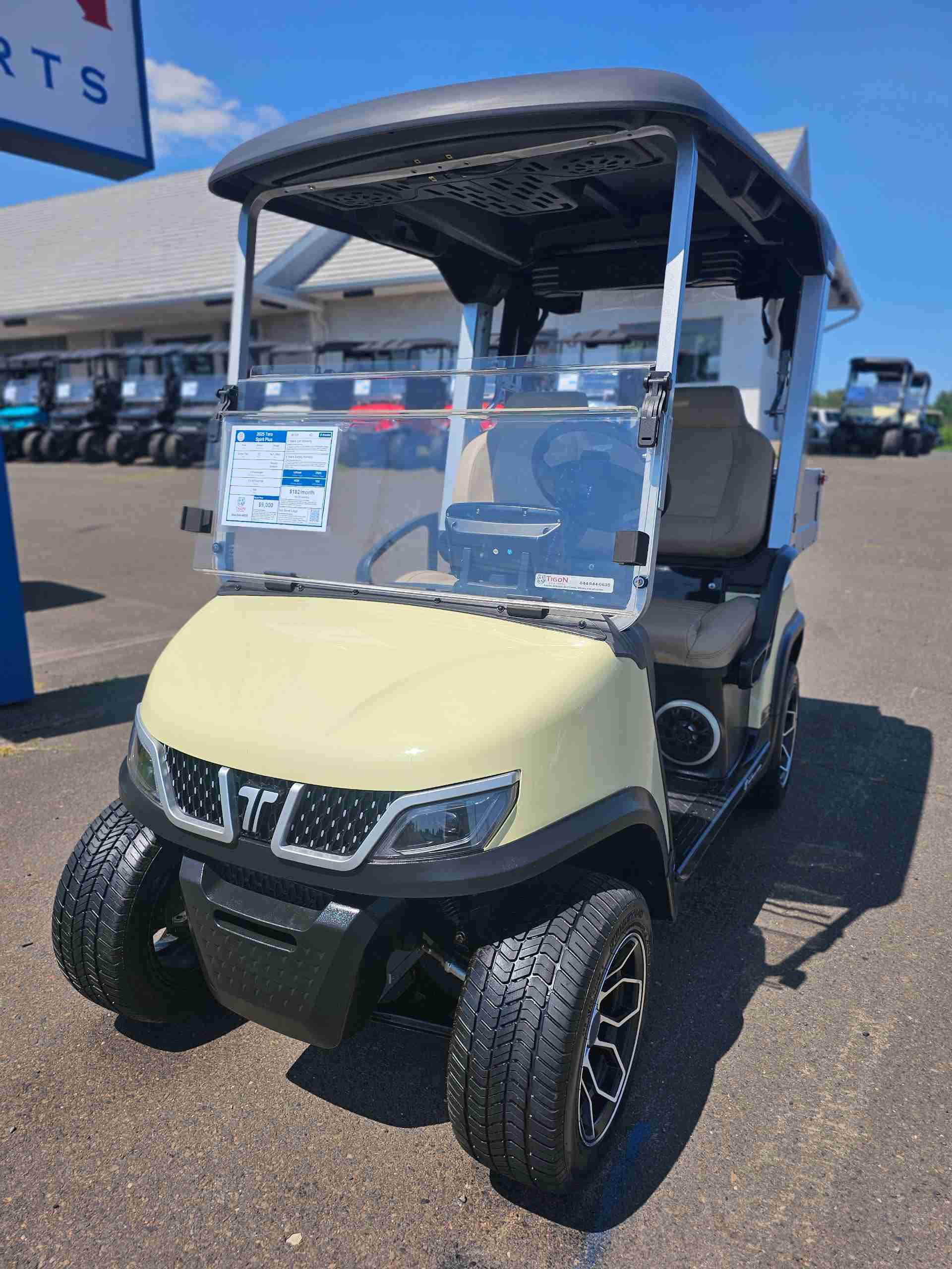 2025 Tara Spirit Plus Golf Cart in Beige