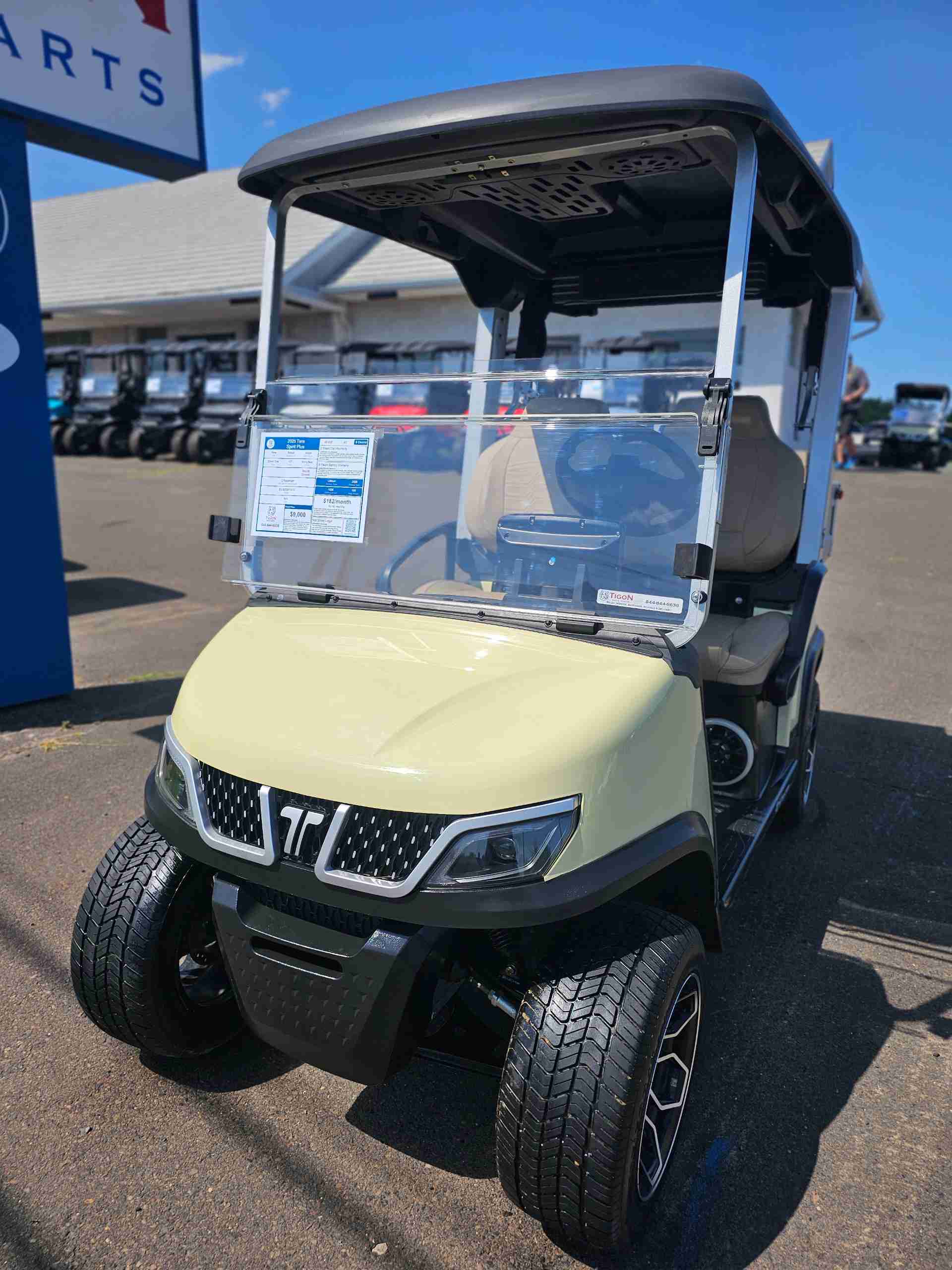 2025 Tara Spirit Plus Golf Cart in Beige