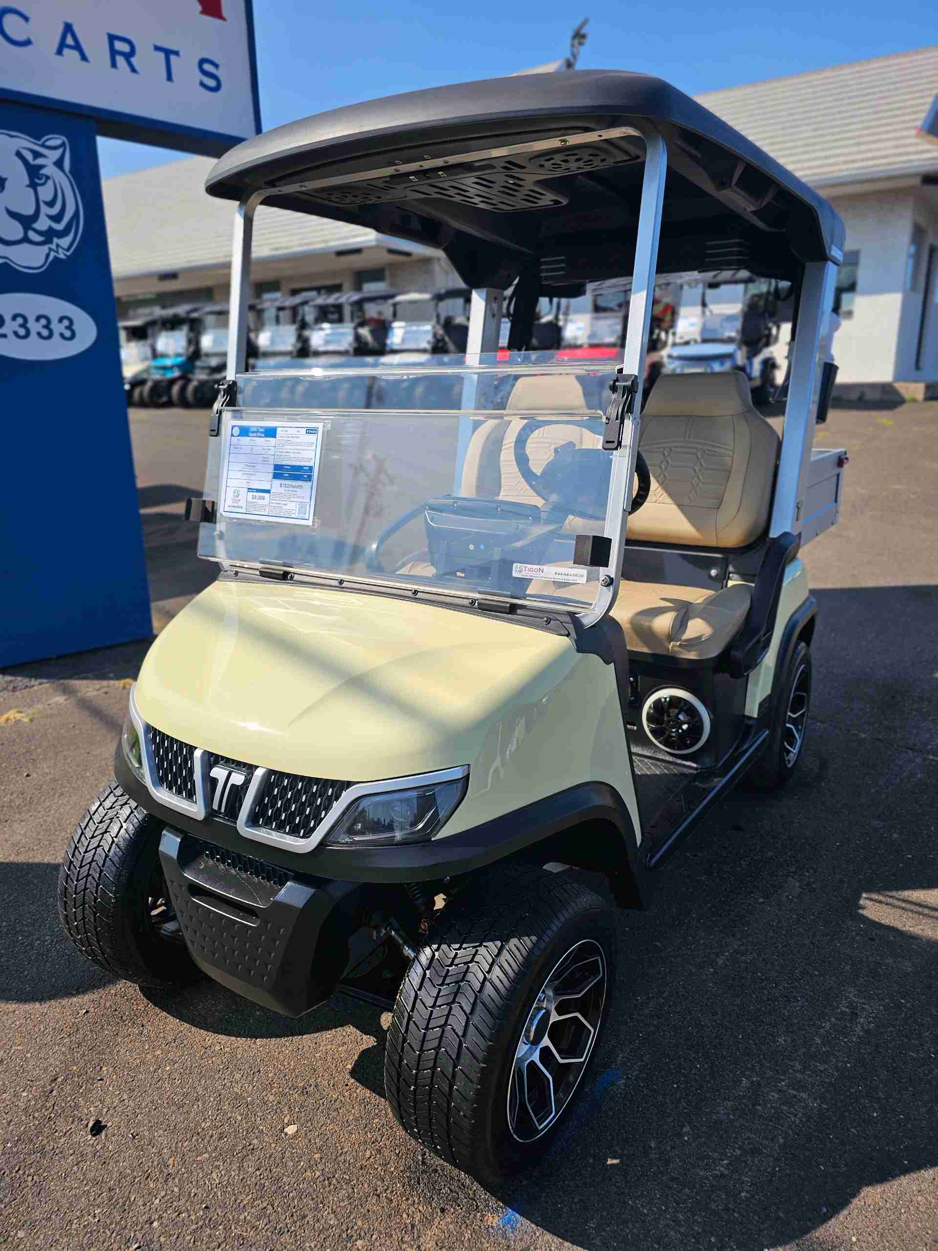 2025 Tara Spirit Plus Golf Cart in Beige