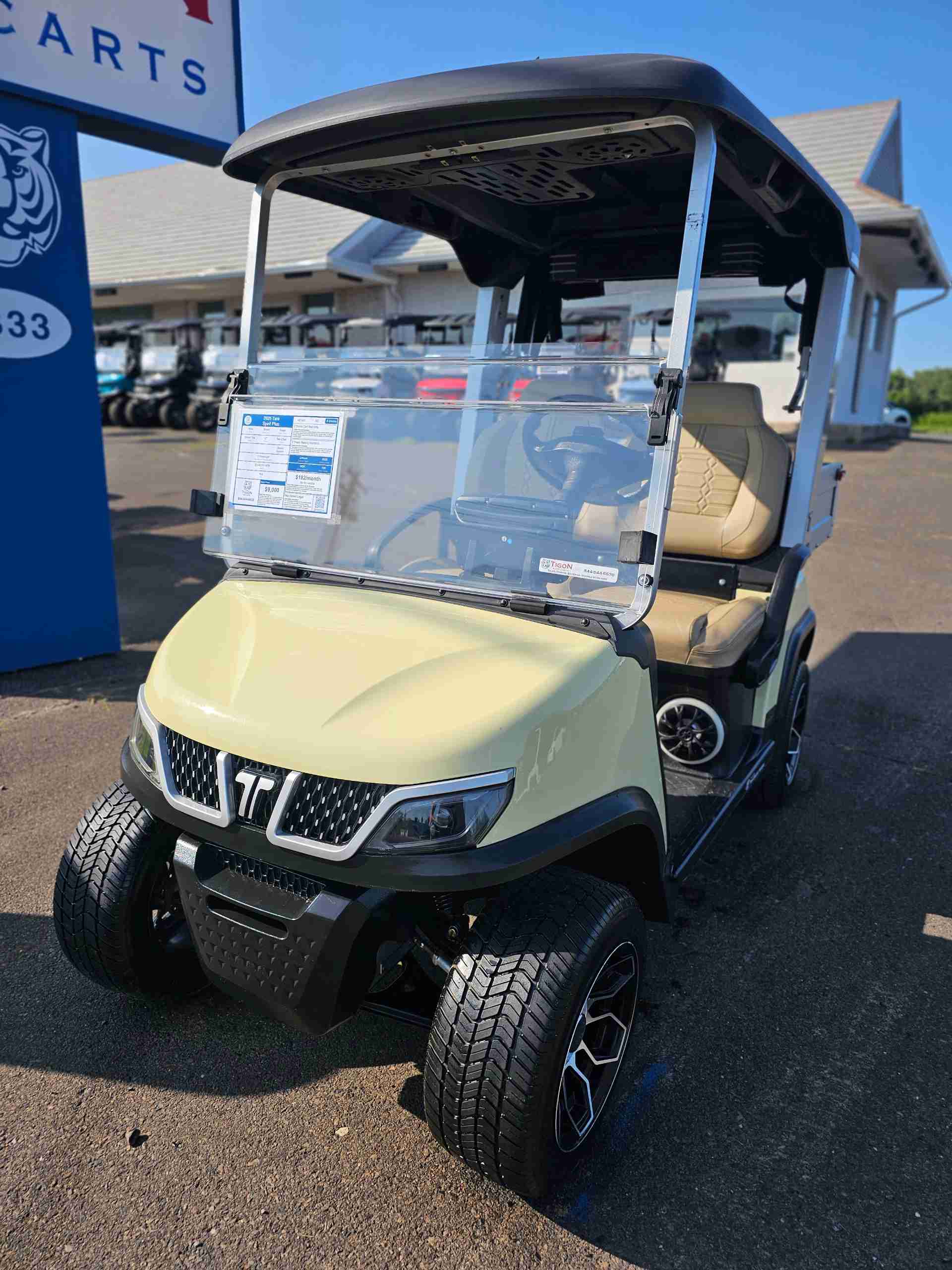 2025 Tara Spirit Plus Golf Cart in Beige