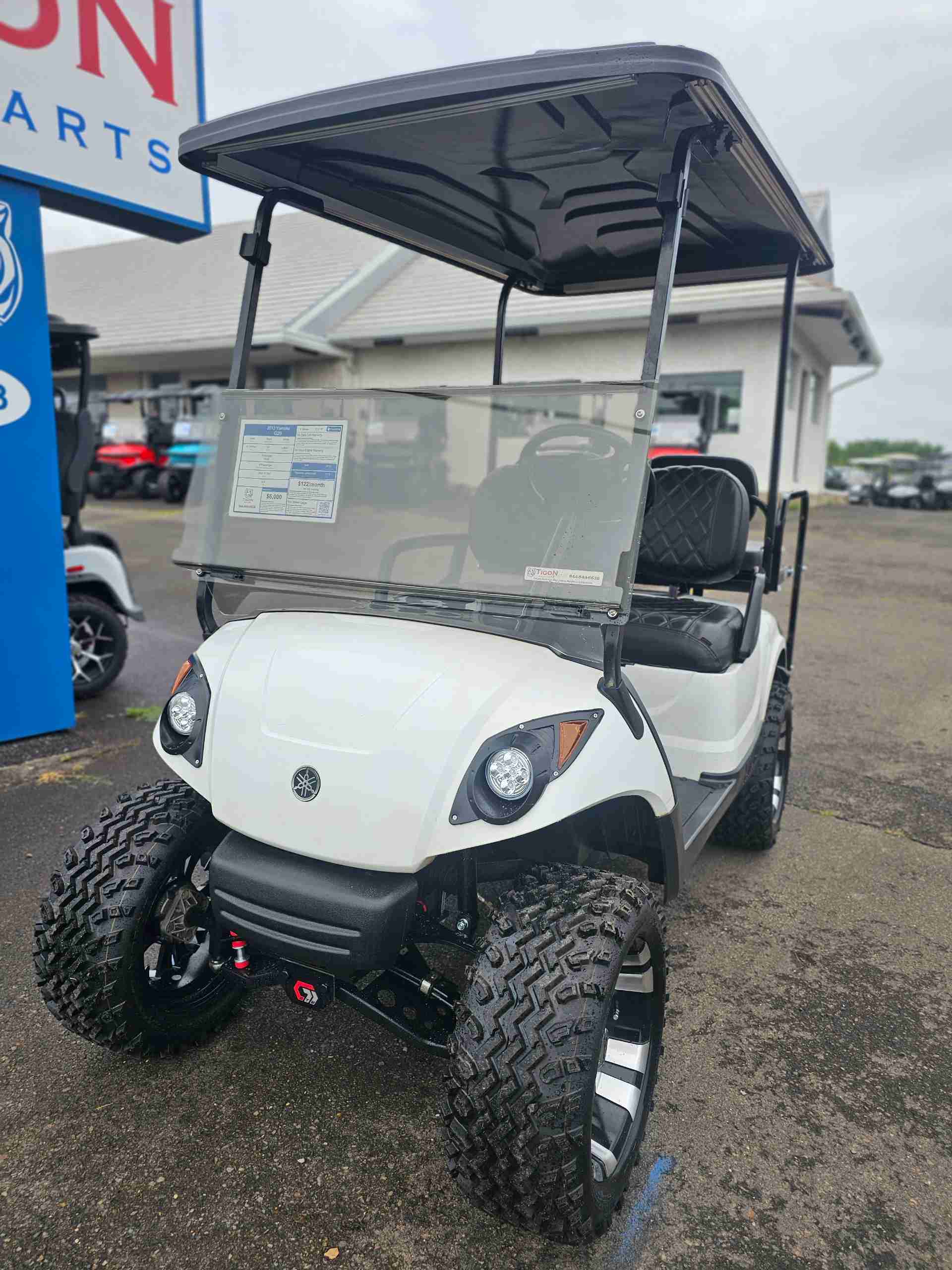 2013 Yamaha G29 Golf Cart in White