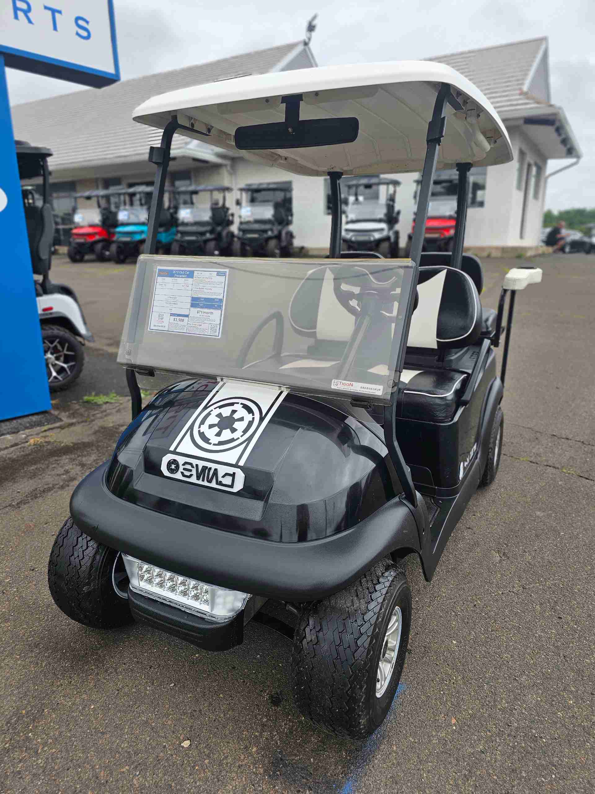 Used 2012 Club Car Precedent Golf Cart in Black for sale at TIGON Hatfield, PA