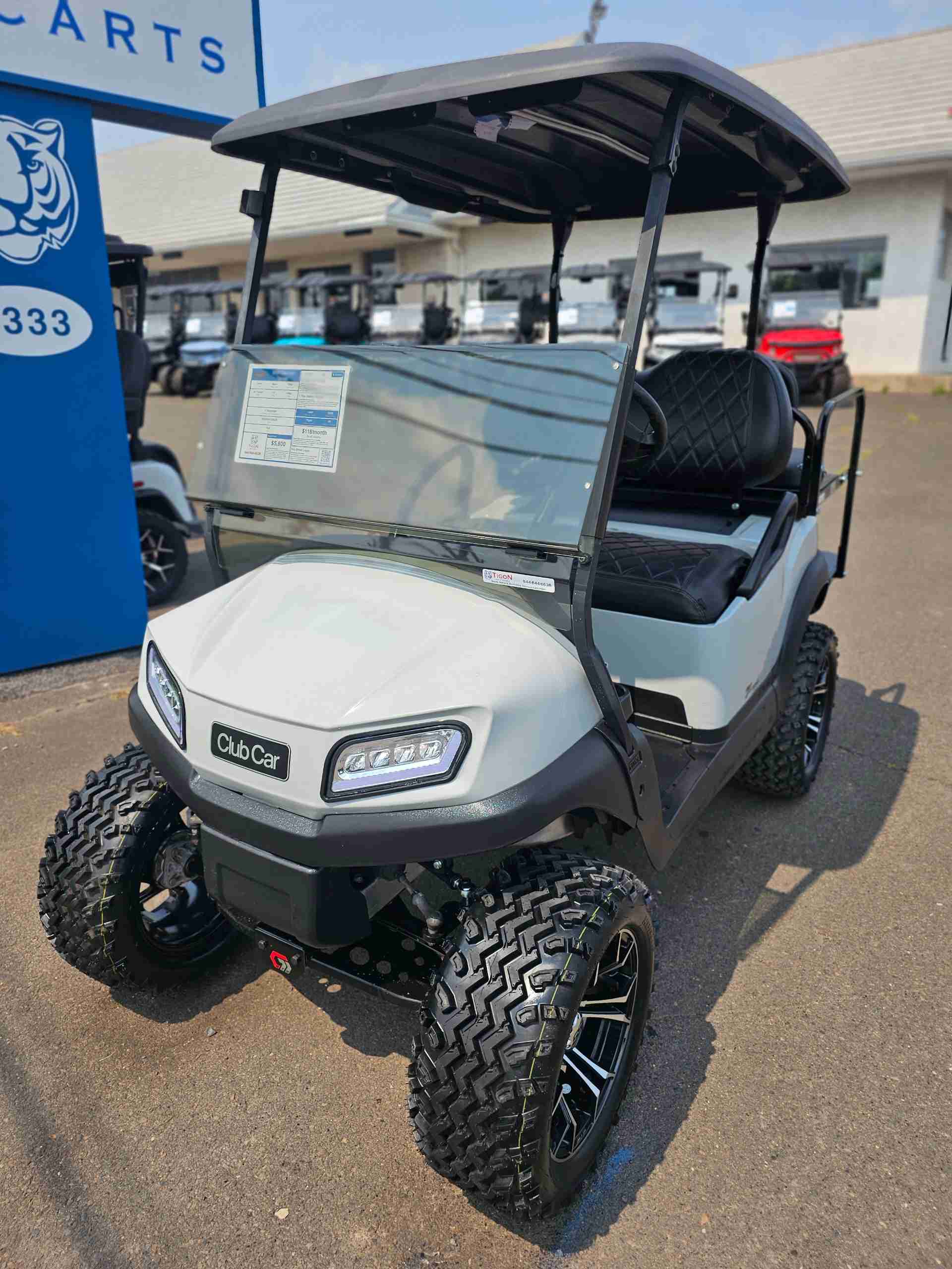 2020 Club Car Tempo Gray golf cart for sale in Ocean View, NJ — July 4th Golf Cart Sales Event
