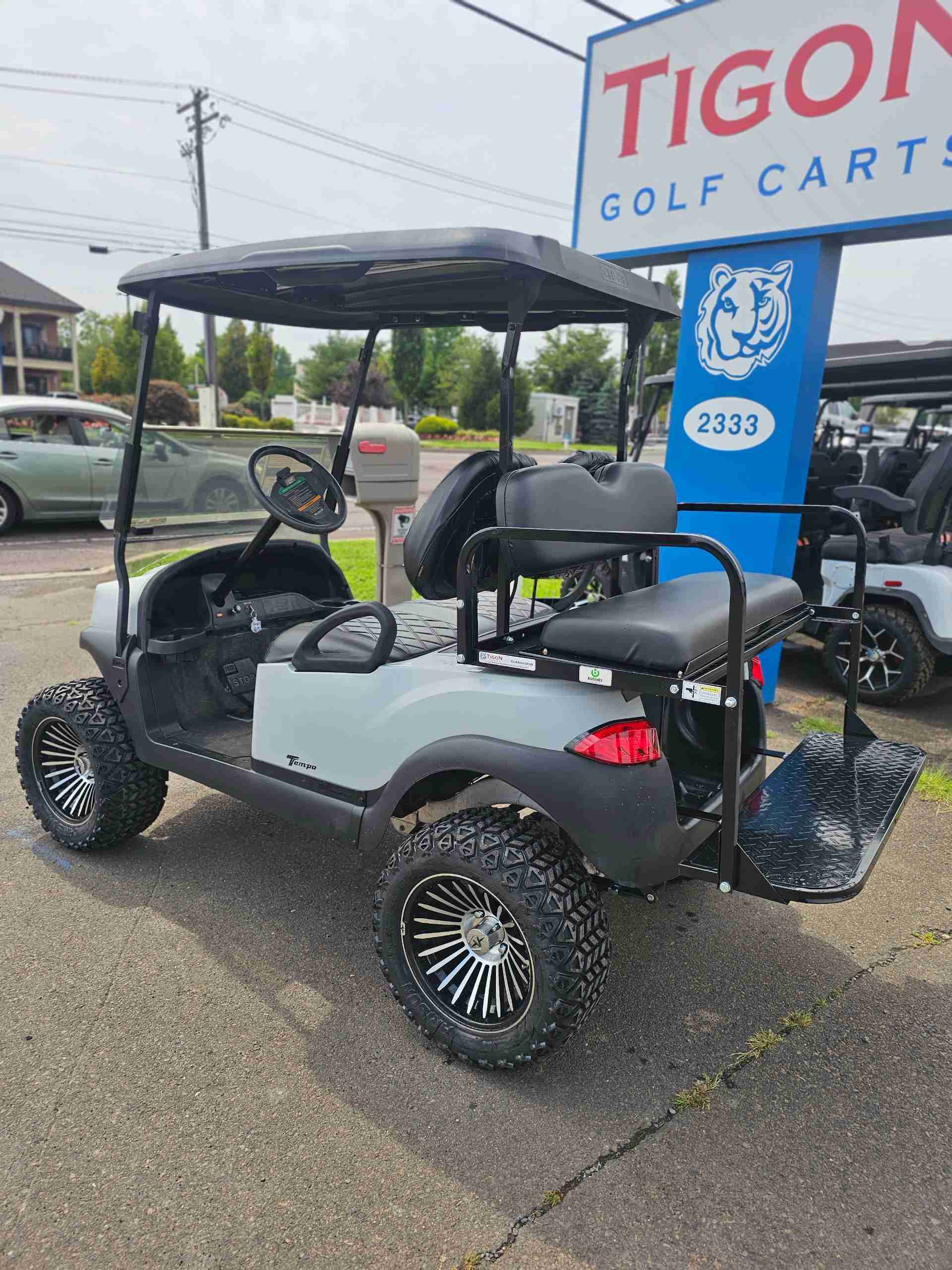 2020 Club Car Tempo Gray golf cart in Gray — photo 3 of 4, Ocean View, NJ