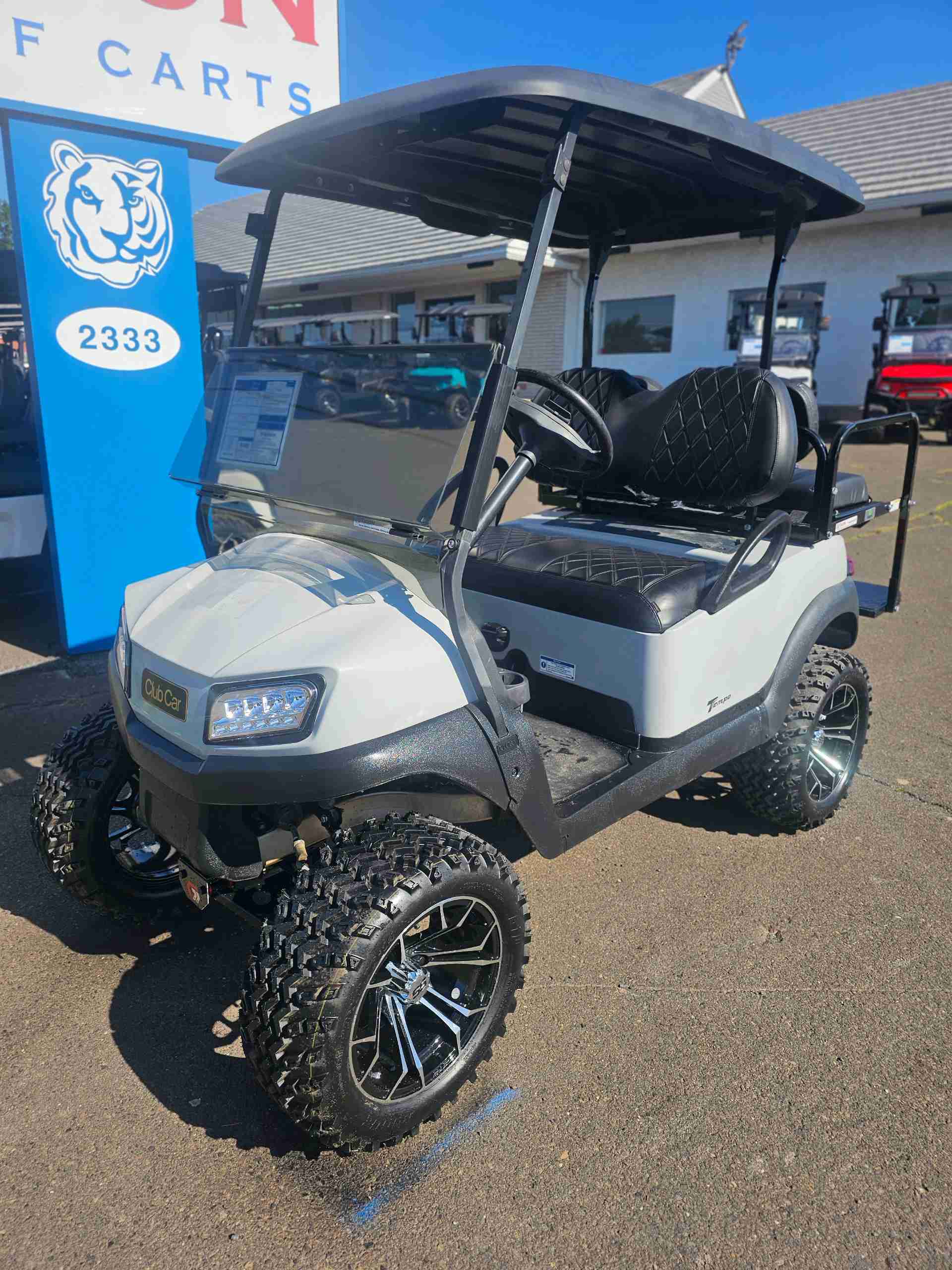 Used 2020 Club Car Tempo Golf Cart in Gray for sale at TIGON Swanton, OH