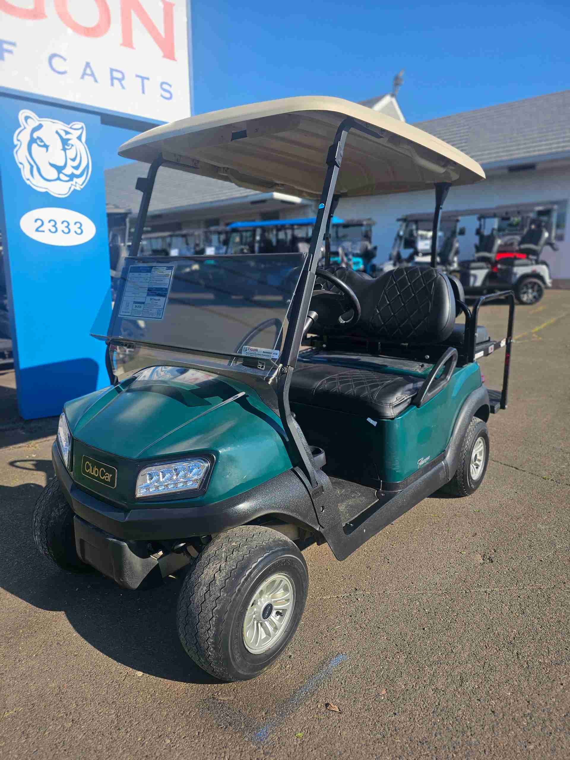 Used 2020 Club Car Tempo Golf Cart in Green for sale at TIGON Hatfield, PA