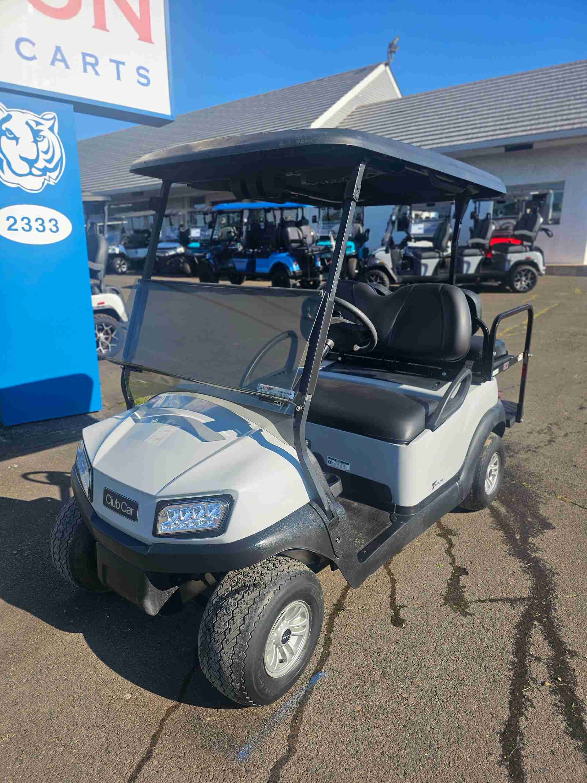 Used 2020 Club Car Tempo Golf Cart in Gray for sale at TIGON Hatfield, PA