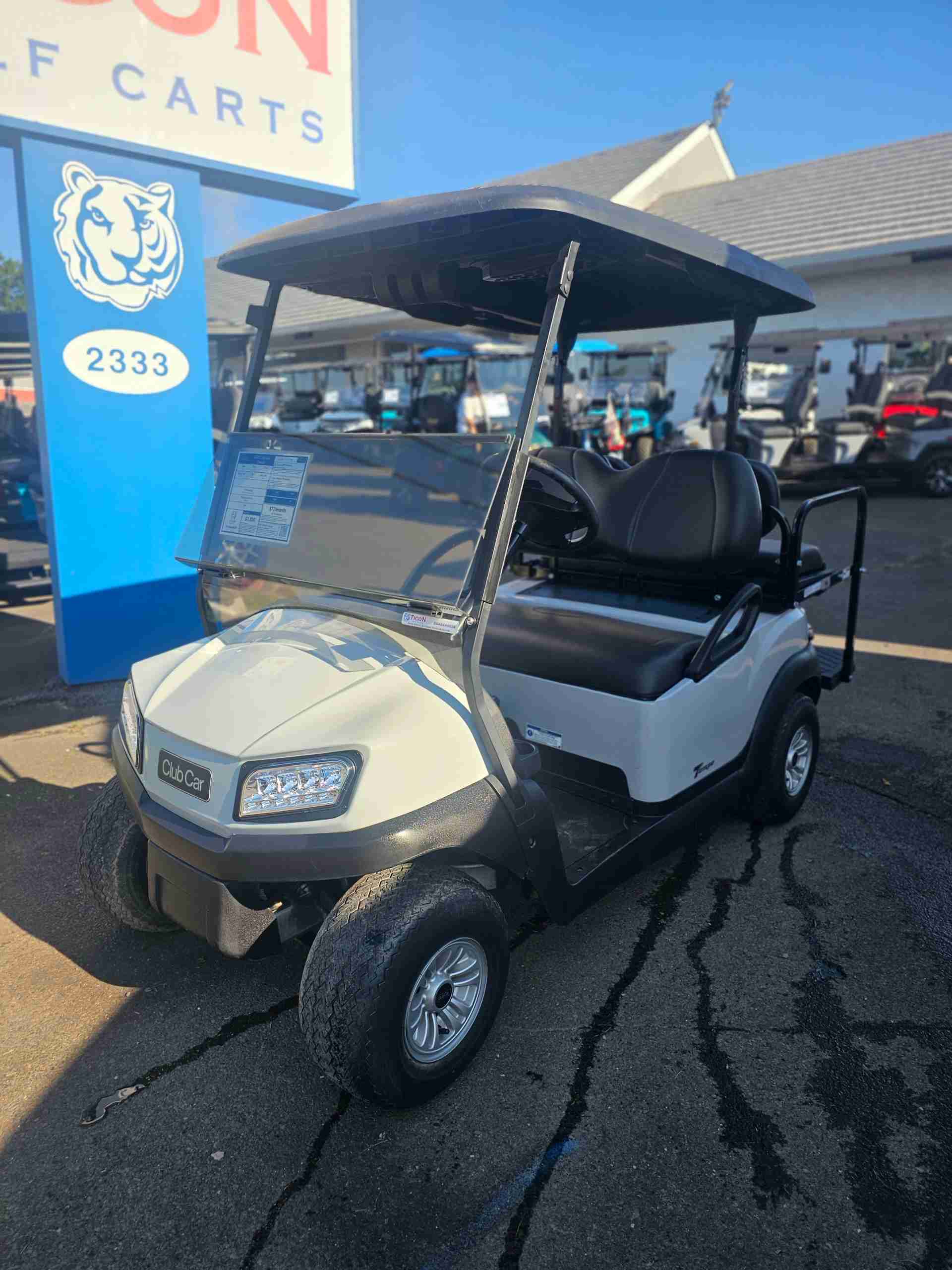 Used 2020 Club Car Tempo Golf Cart in Gray for sale at TIGON Gloucester Point, VA
