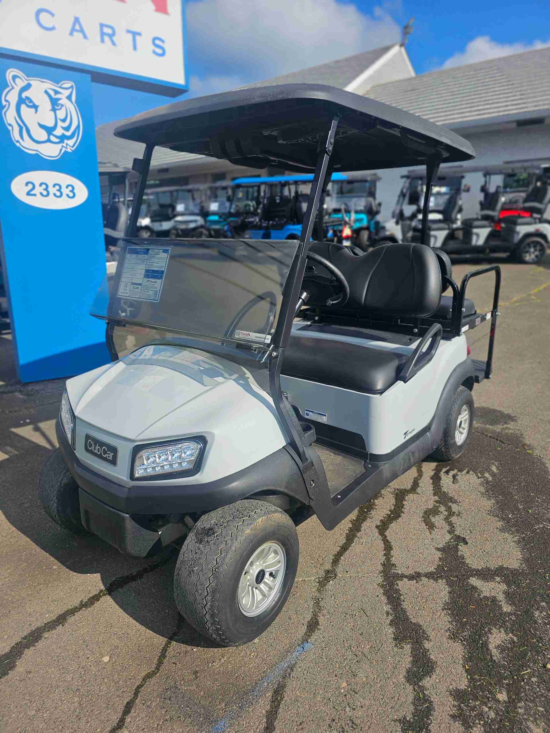 Used 2020 Club Car Tempo Golf Cart in Gray for sale at TIGON Gloucester Point, VA