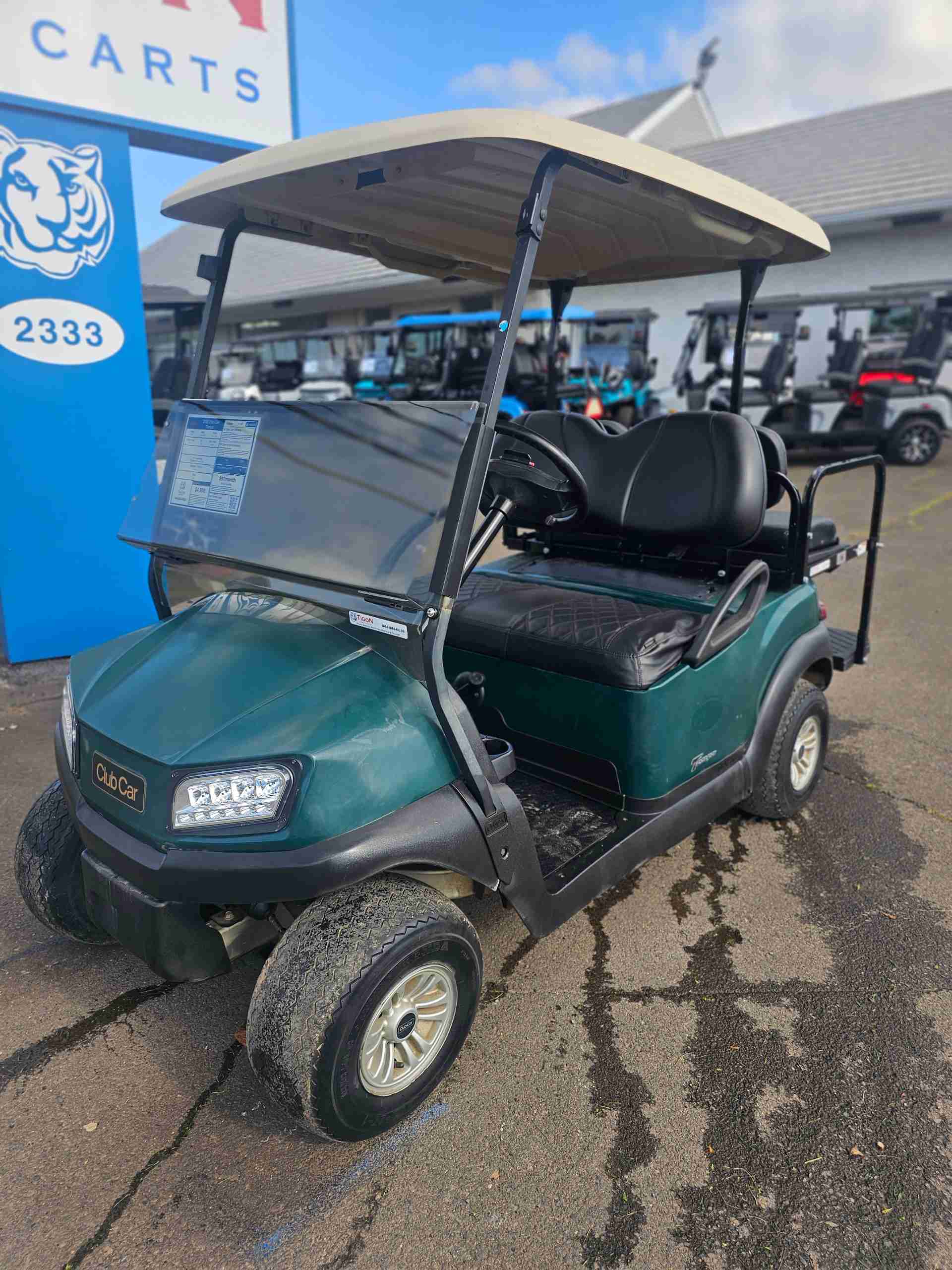 Used 2020 Club Car Tempo Golf Cart in Green for sale at TIGON Hatfield, PA