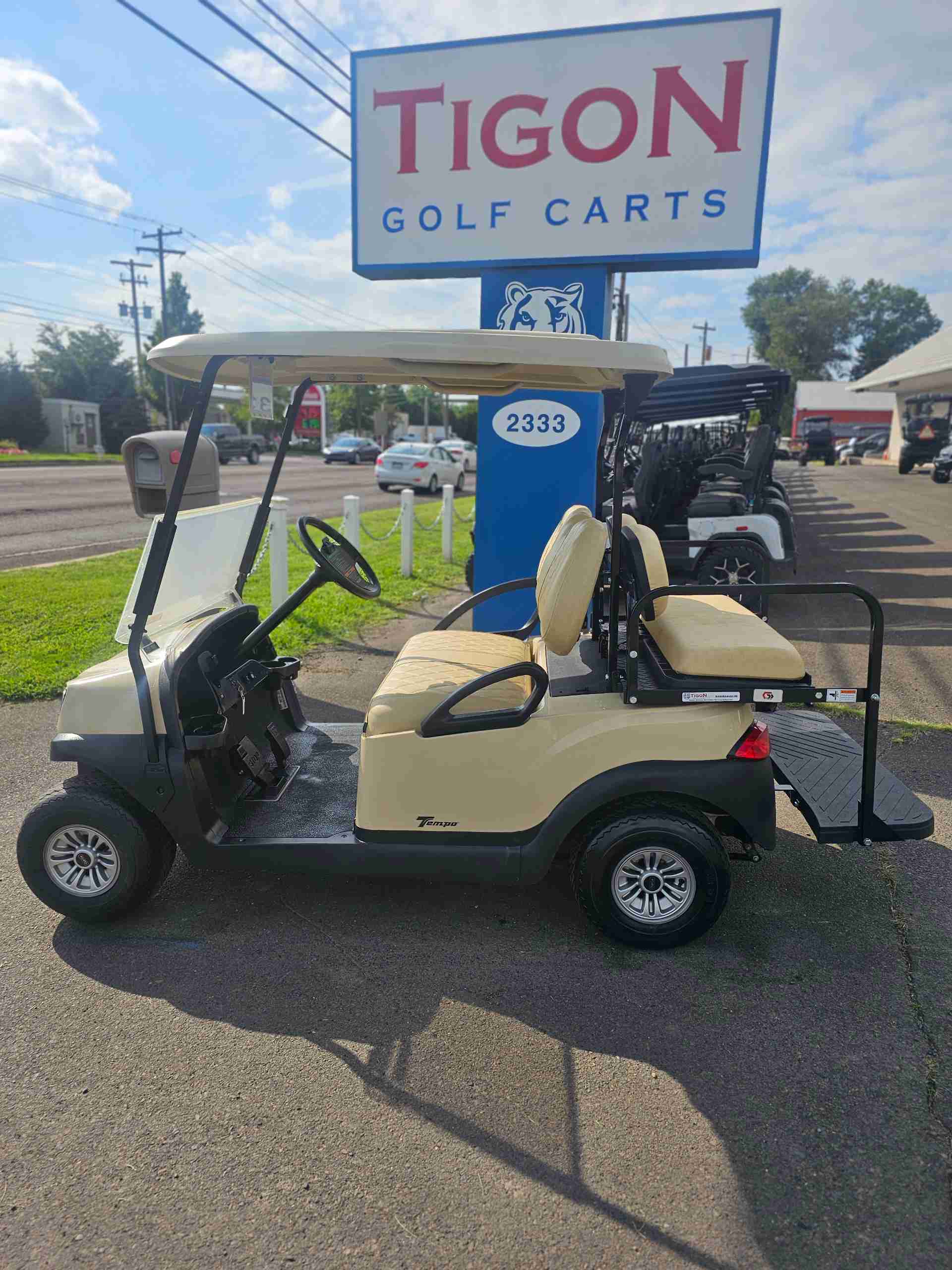 2021 Club Car Tempo Beige image 2