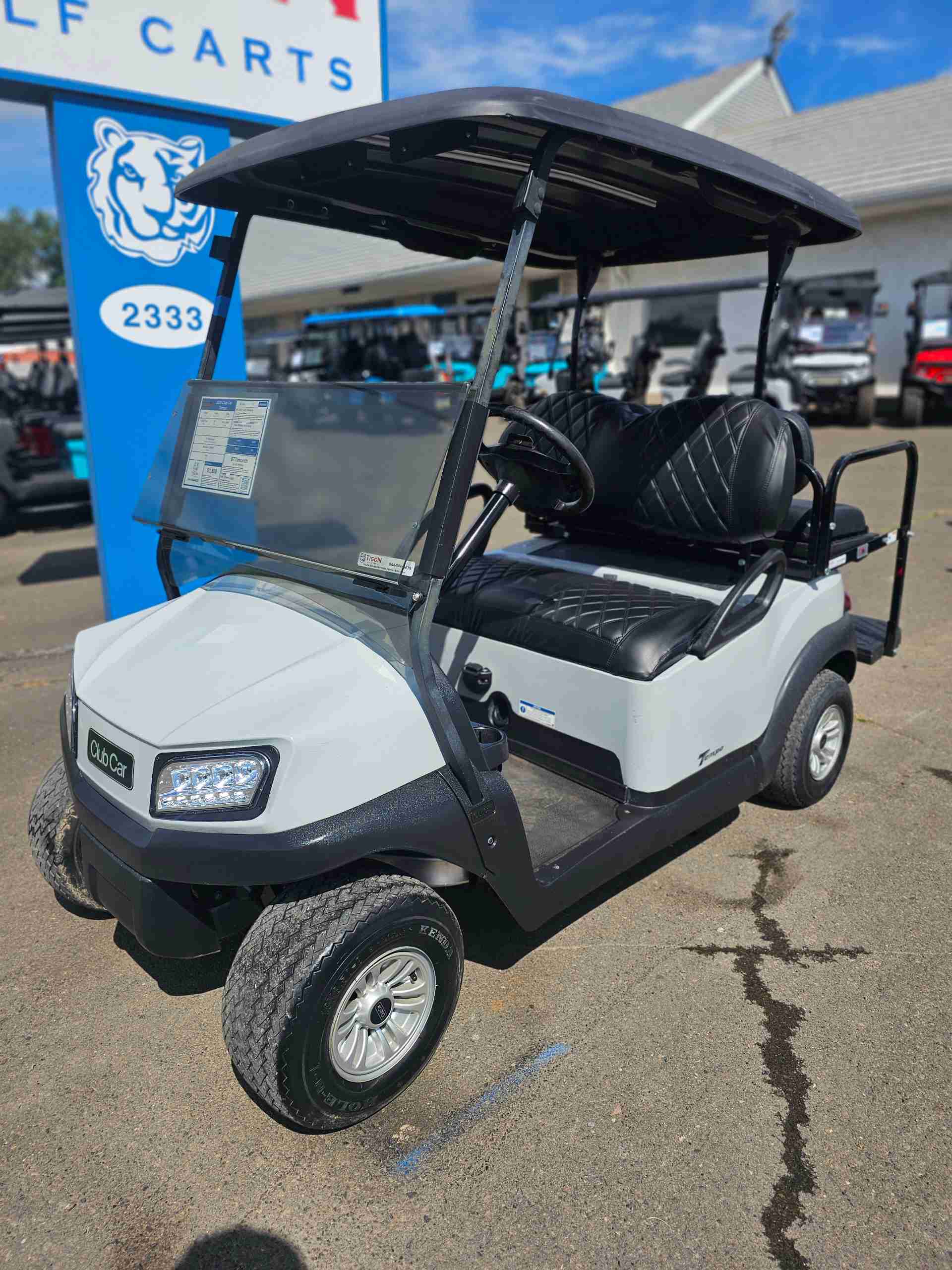 Used 2020 Club Car Tempo Golf Cart in Gray for sale at TIGON Hatfield, PA