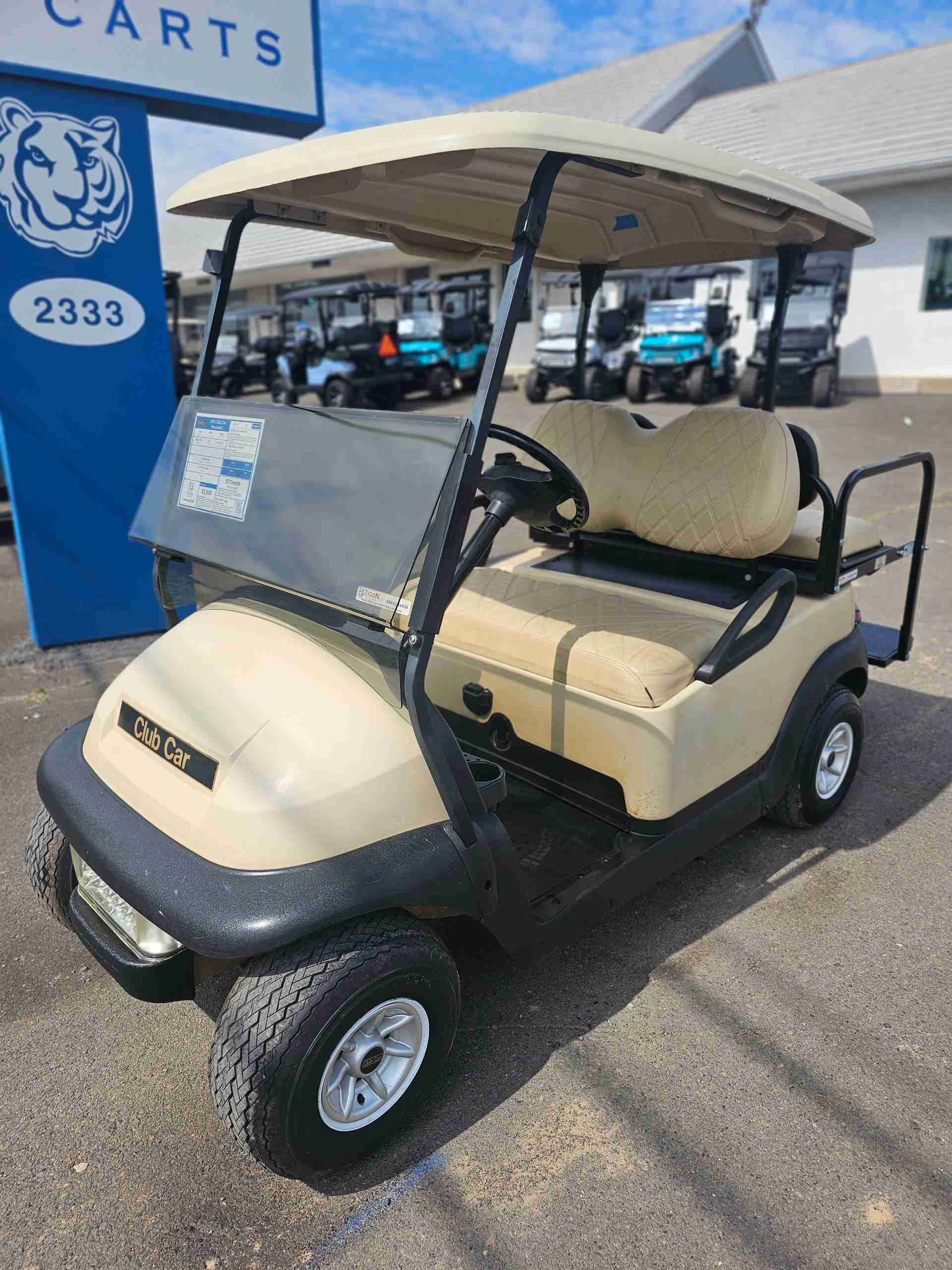 Used 2015 Club Car Precedent Golf Cart in Beige for sale at TIGON Hatfield, PA