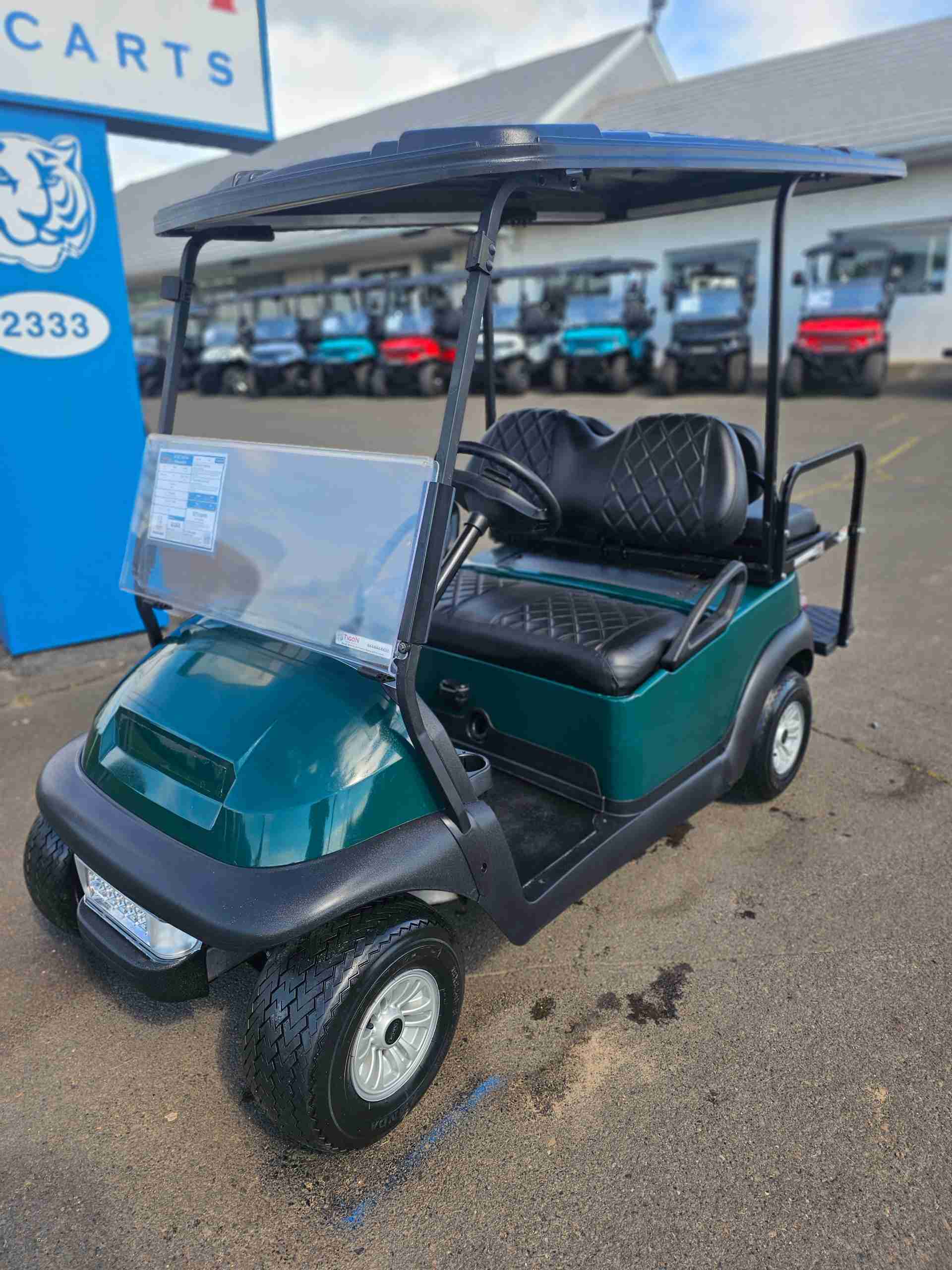 Used 2018 Club Car Precedent Golf Cart in Green for sale at TIGON Long Pond, PA