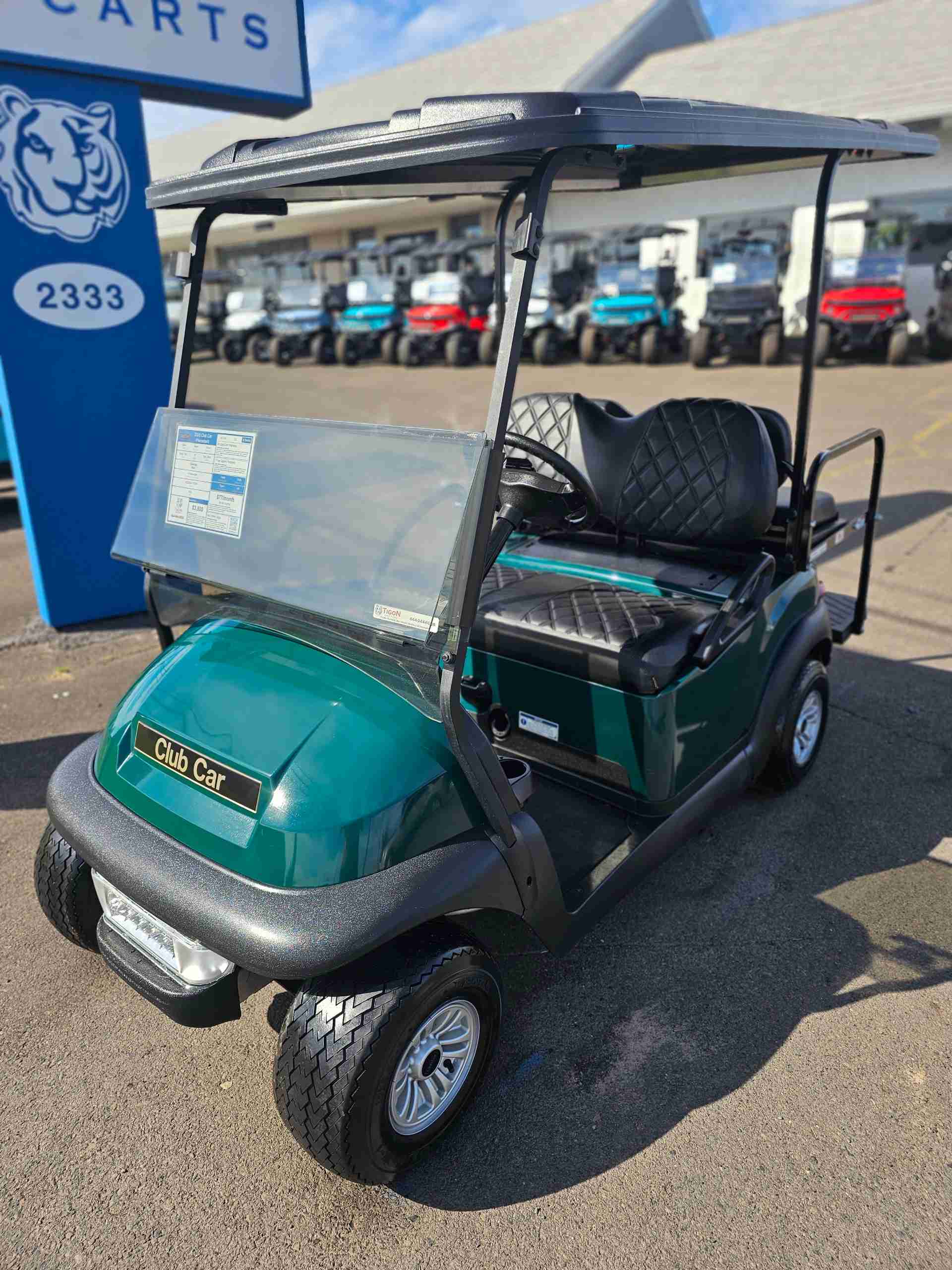Used 2020 Club Car Precedent Golf Cart in Green for sale at TIGON Long Pond, PA