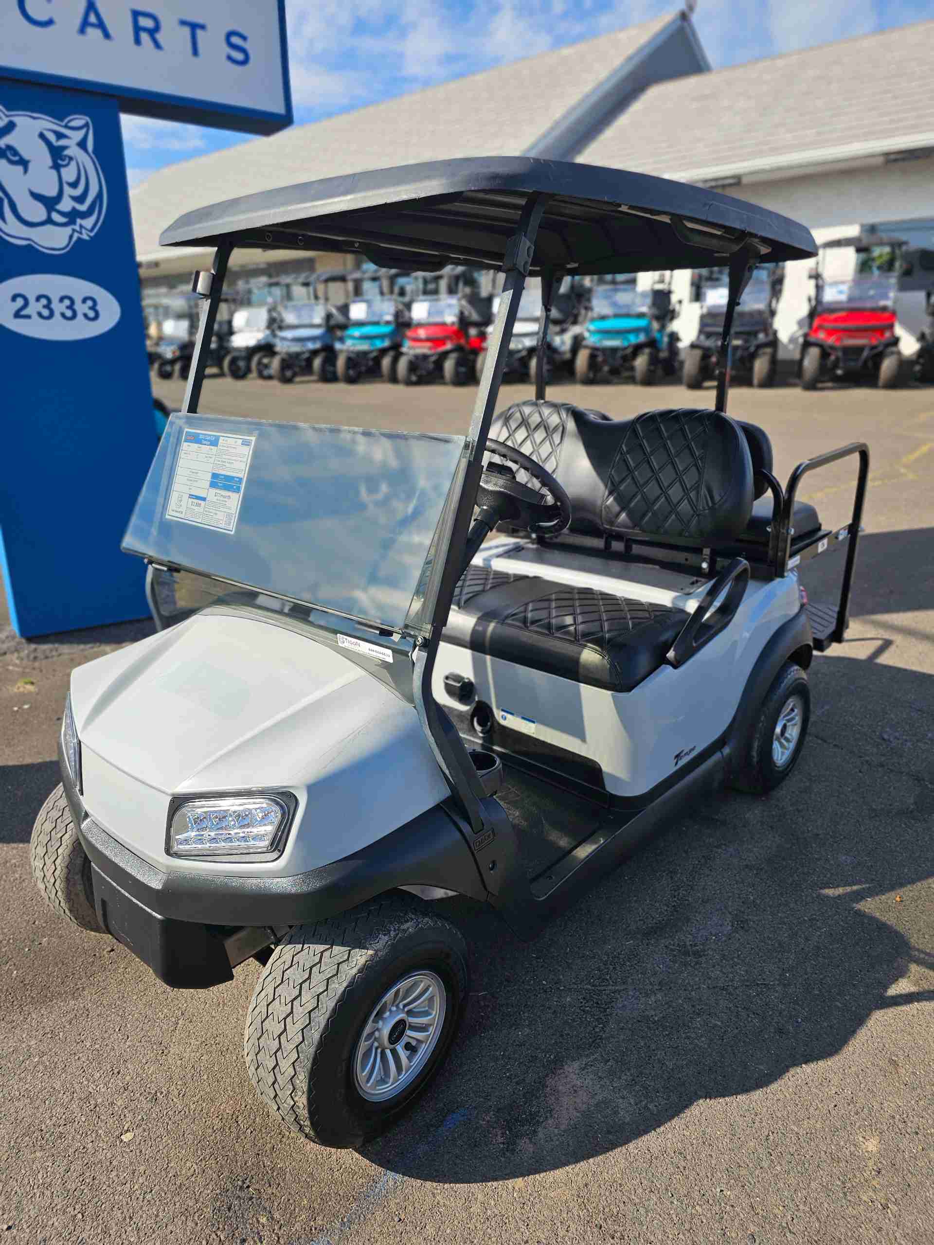 Used 2020 Club Car Tempo Golf Cart in Gray for sale at TIGON Hatfield, PA