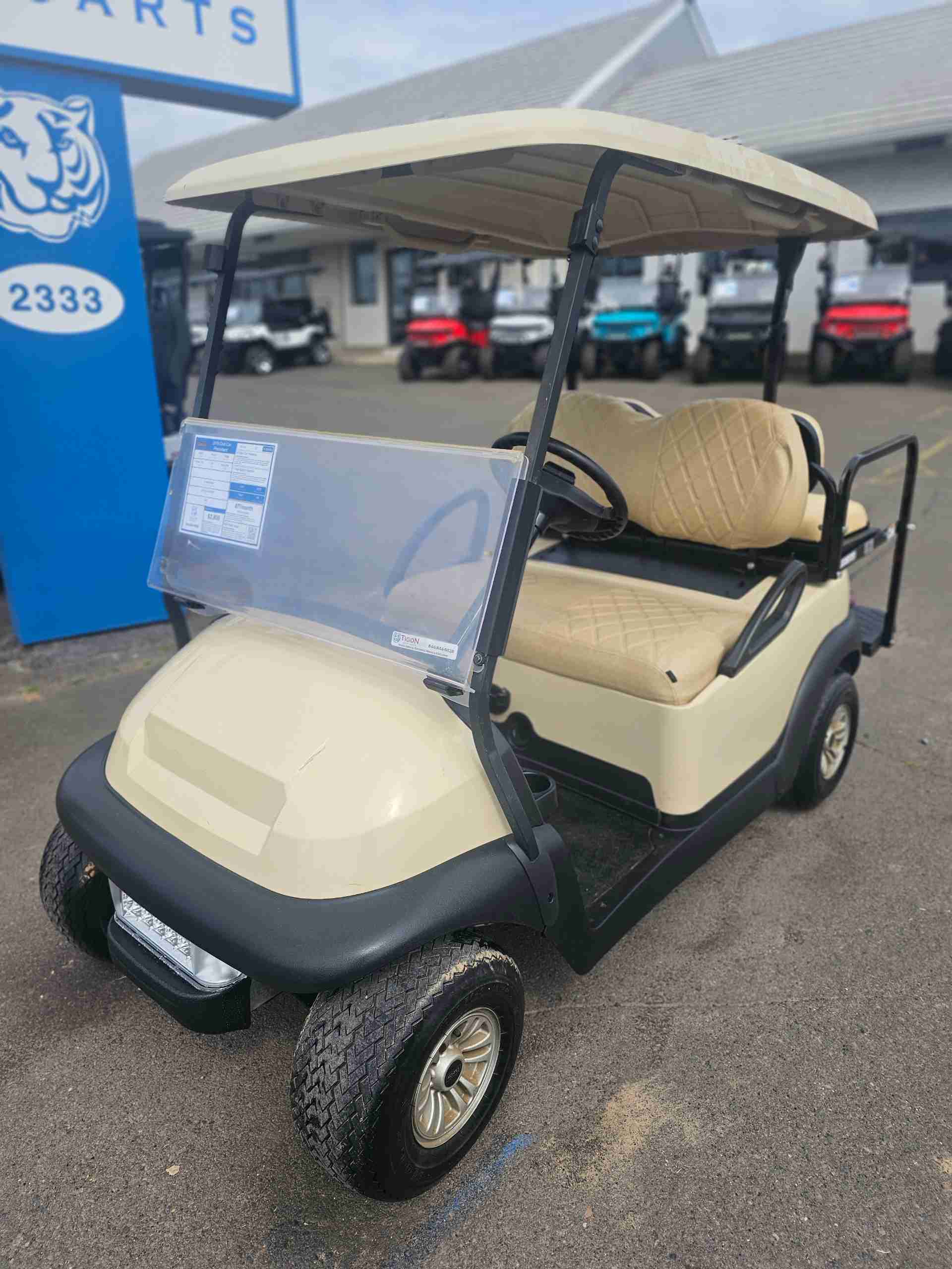 Used 2018 Club Car Precedent Golf Cart in Beige for sale at TIGON Bayville, NJ