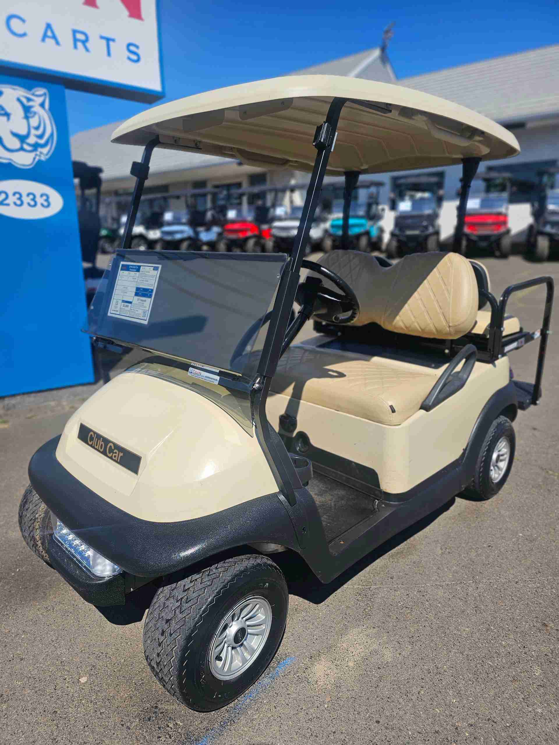 Used 2016 Club Car Precedent Golf Cart in Beige for sale at TIGON Long Pond, PA