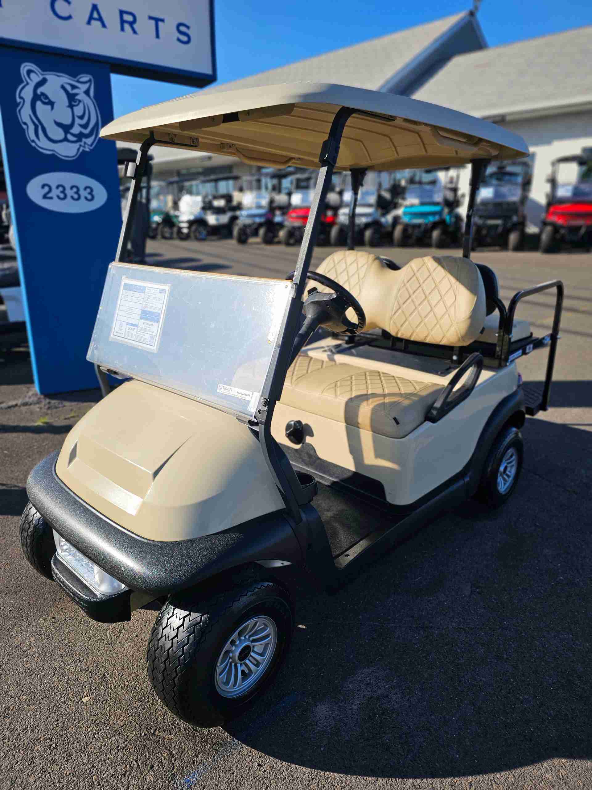 Used 2018 Club Car Precedent Golf Cart in Beige for sale at TIGON Hatfield, PA