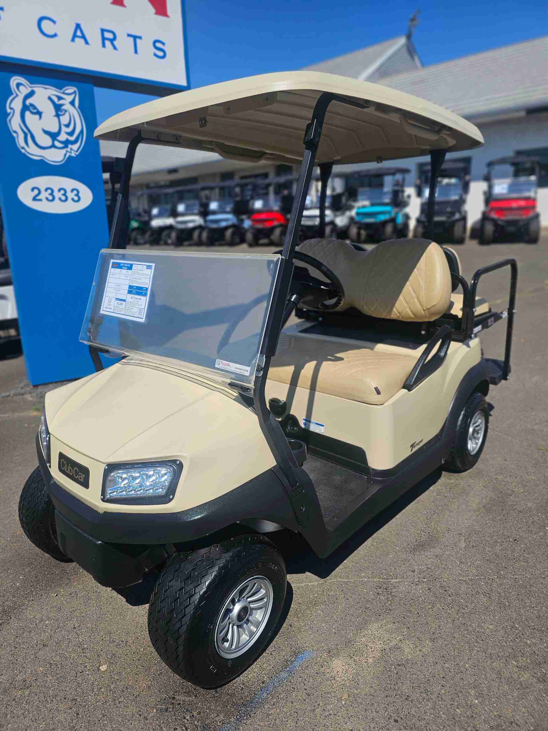 2021 Club Car Tempo Beige