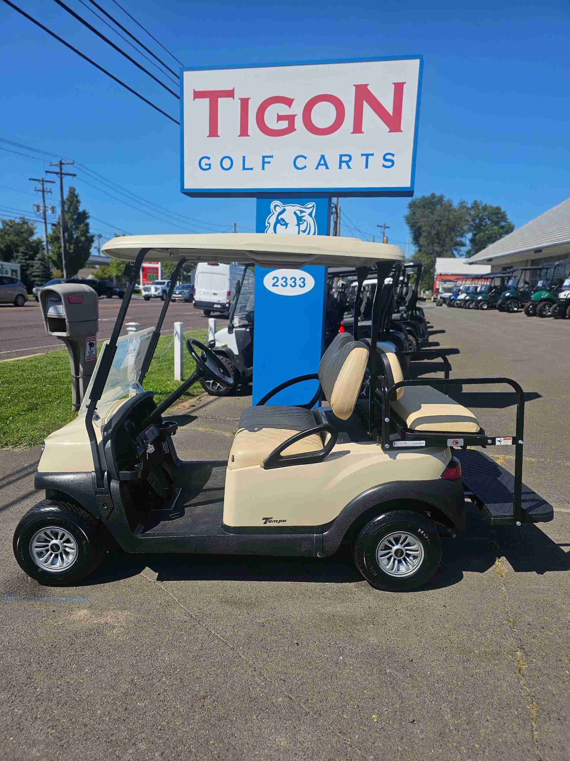 2021 Club Car Tempo Beige image 2