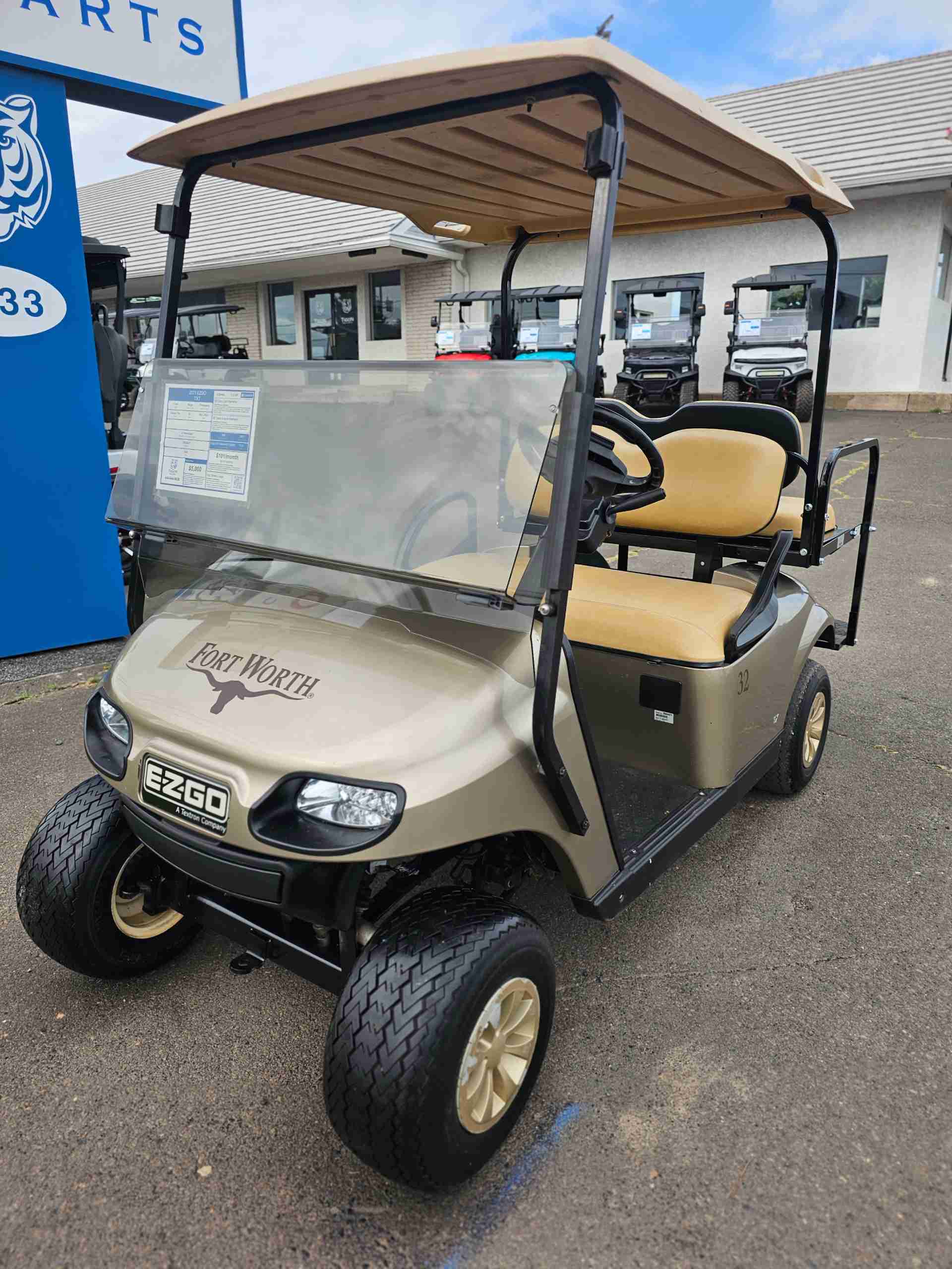 Used 2021 EZGO TXT Golf Cart in Champane for sale at TIGON Hatfield, PA