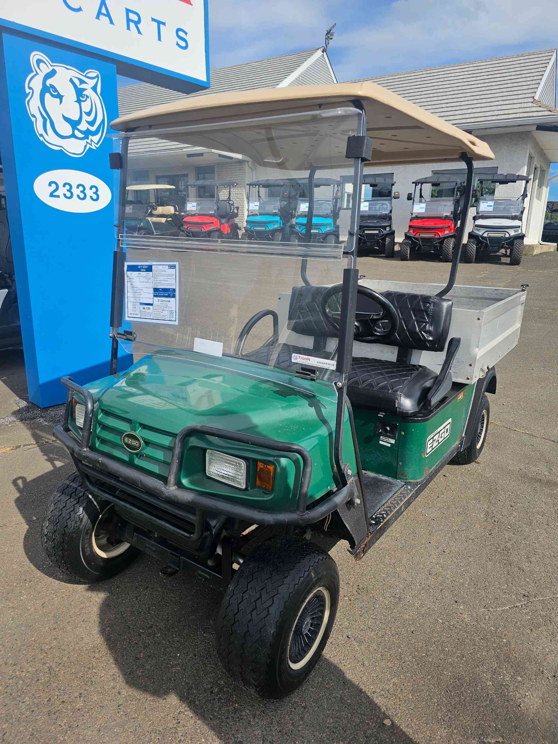 Used 2011 EZGO Other Golf Cart in Green for sale at TIGON Hatfield, PA
