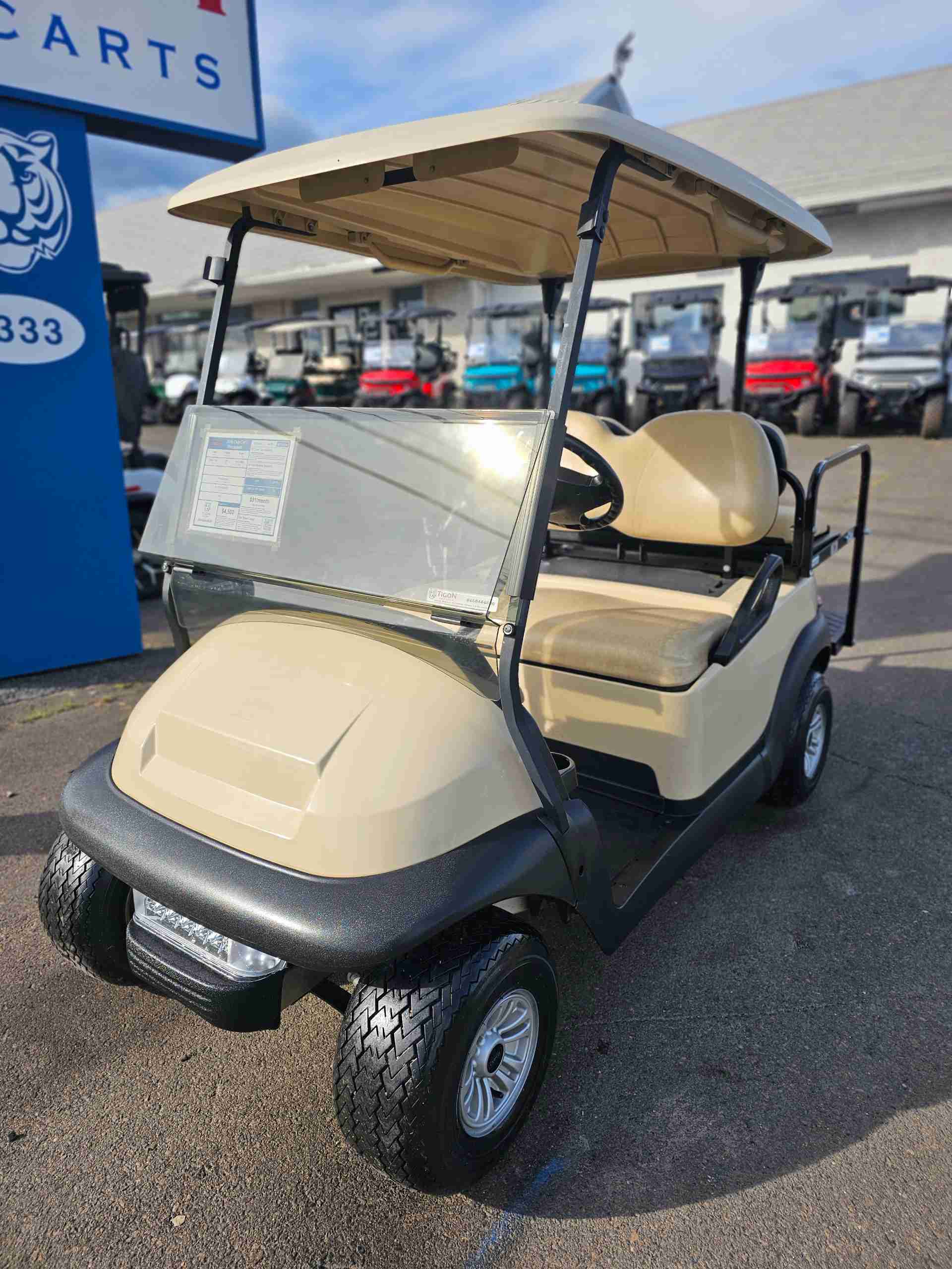 Used 2018 Club Car Precedent Golf Cart in Beige for sale at TIGON Hatfield, PA
