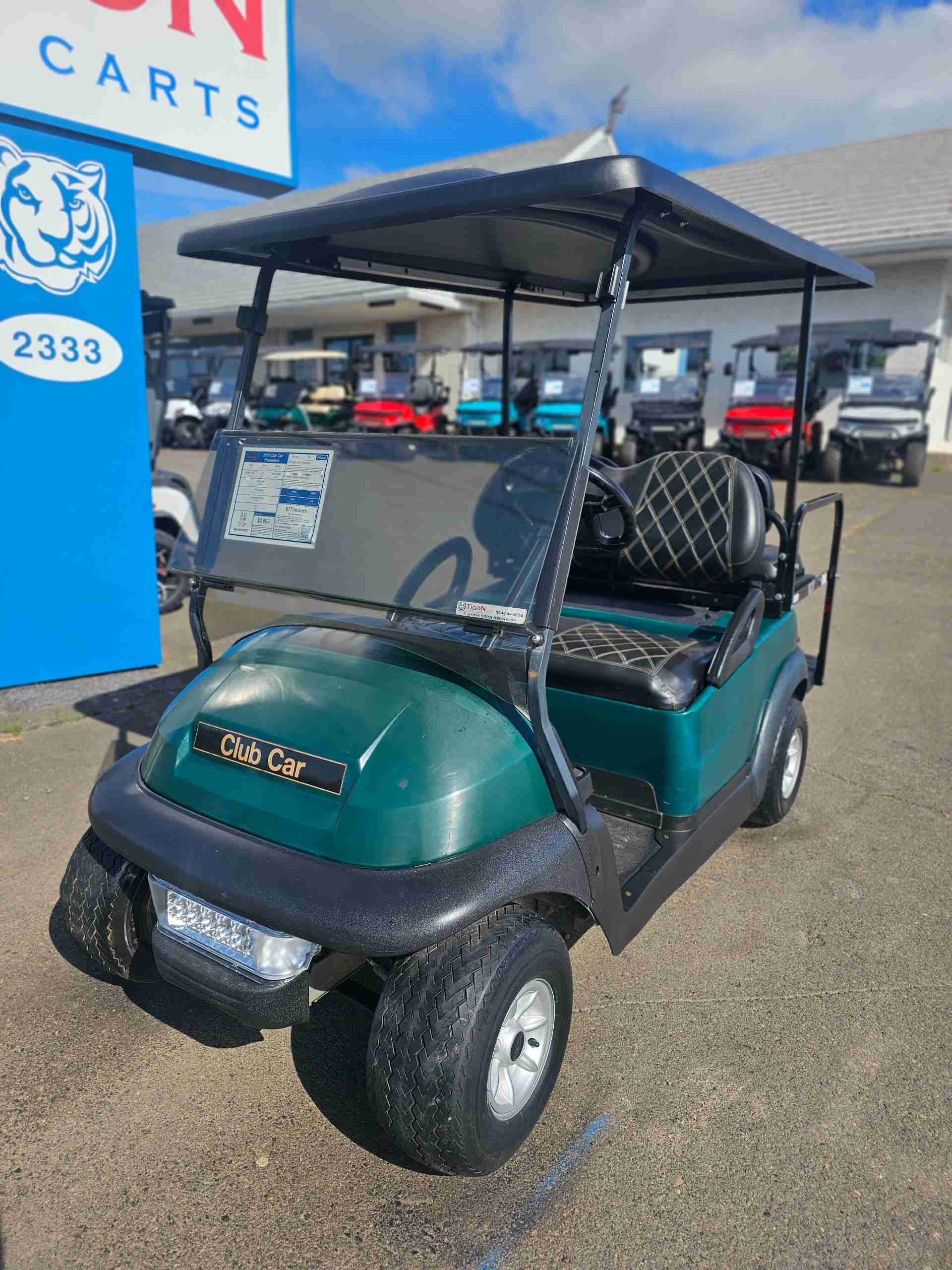 2010 Club Car Precedent Green