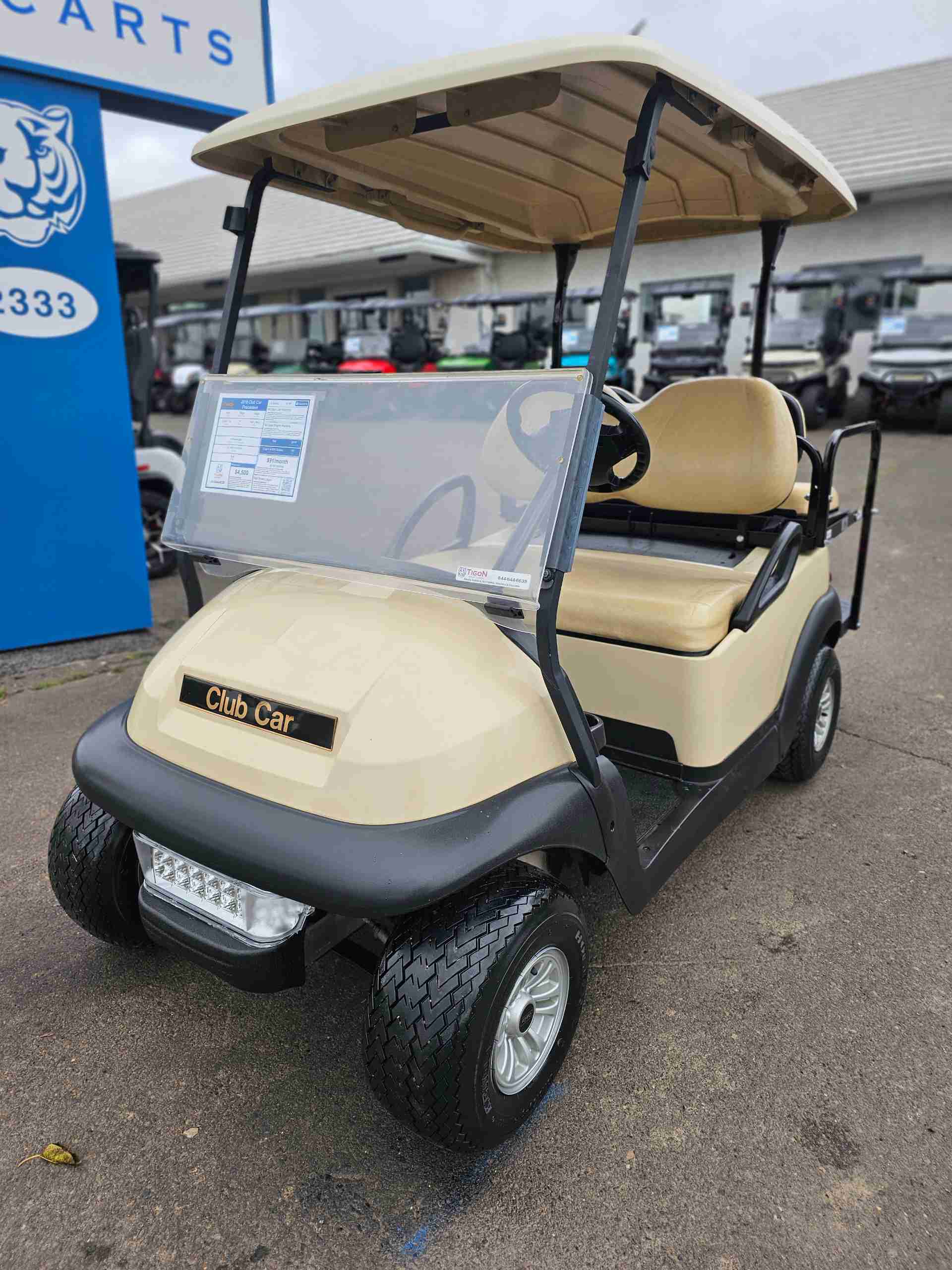 2018 Club Car Precedent Beige