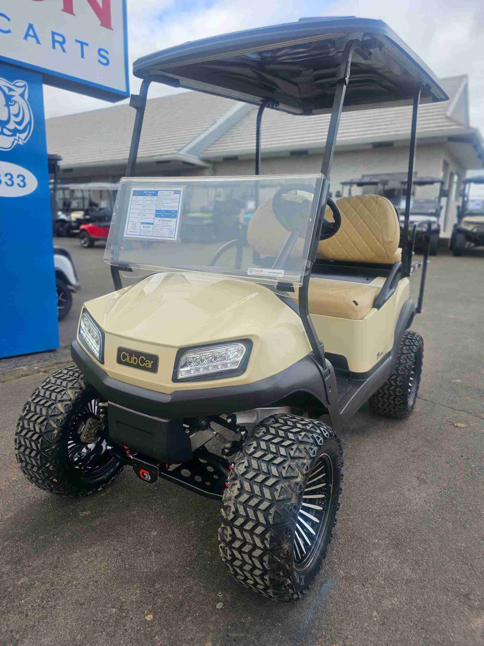 2021 Club Car Tempo Beige