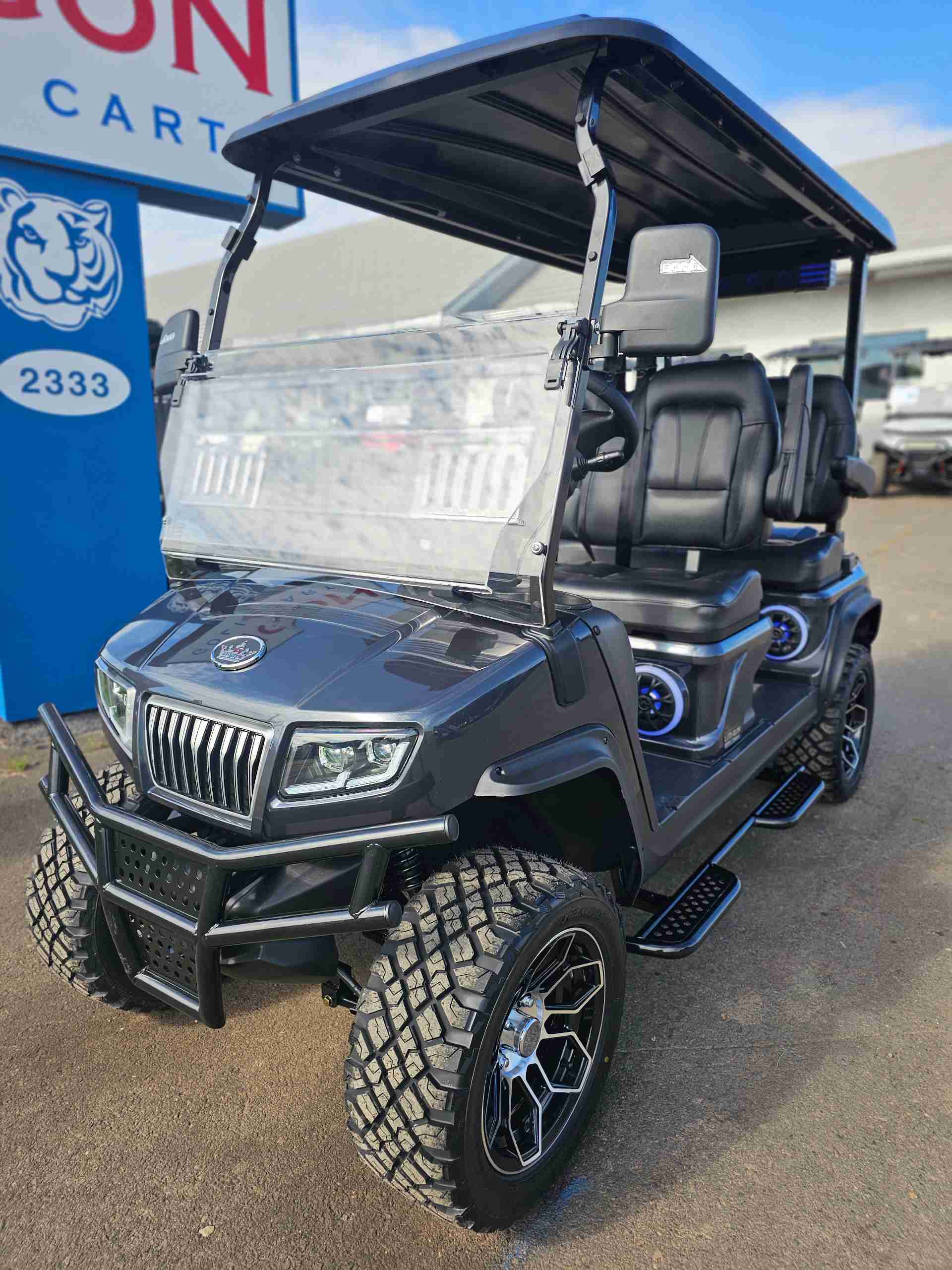 2027 Evolution D5 Maverick 4 PLUS Golf Cart in Arctic Gray