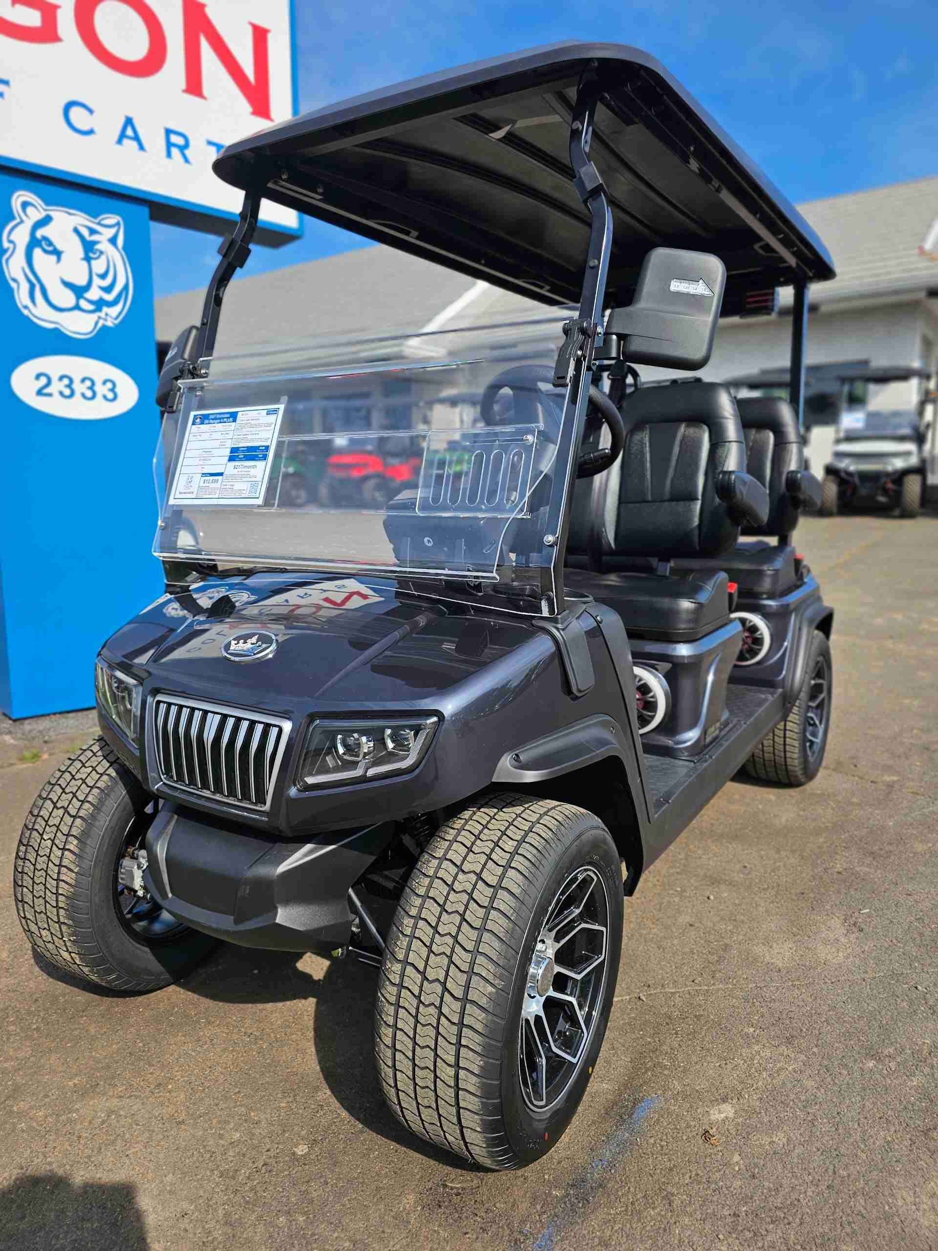 2027 Evolution D5 Ranger 4 PLUS Golf Cart in Arctic Gray