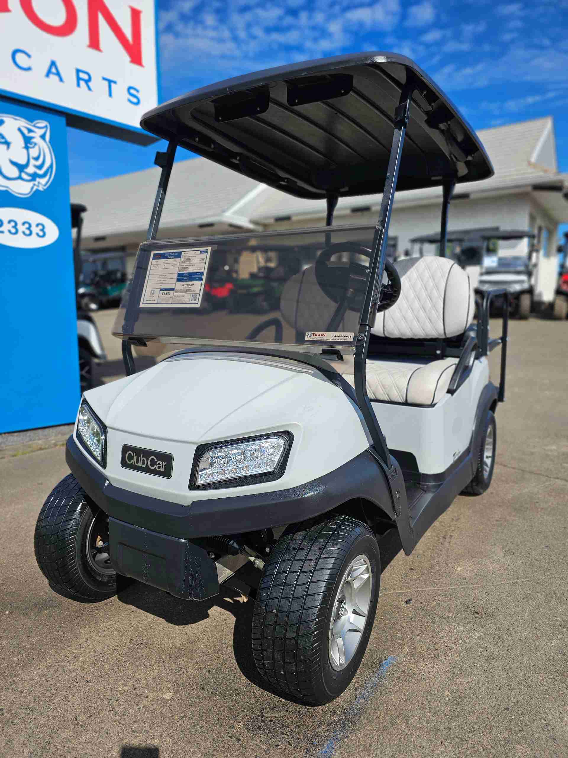 2022 Club Car Tempo Golf Cart in Gray