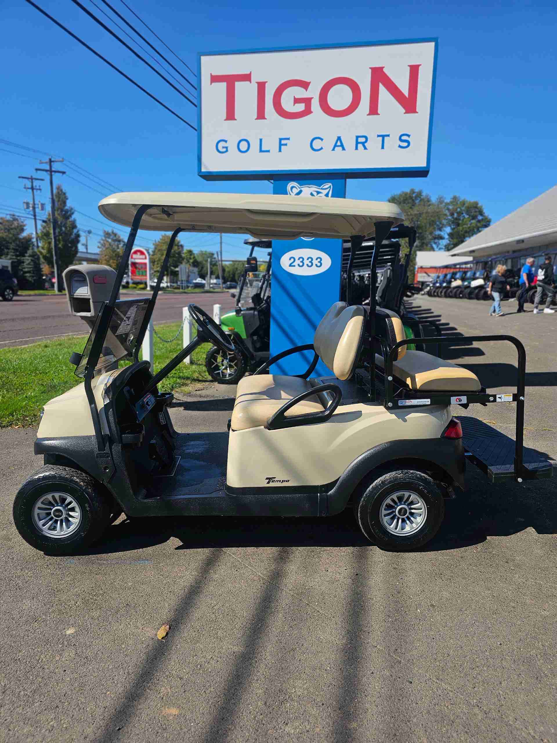 2019 Club Car Tempo Beige image 2