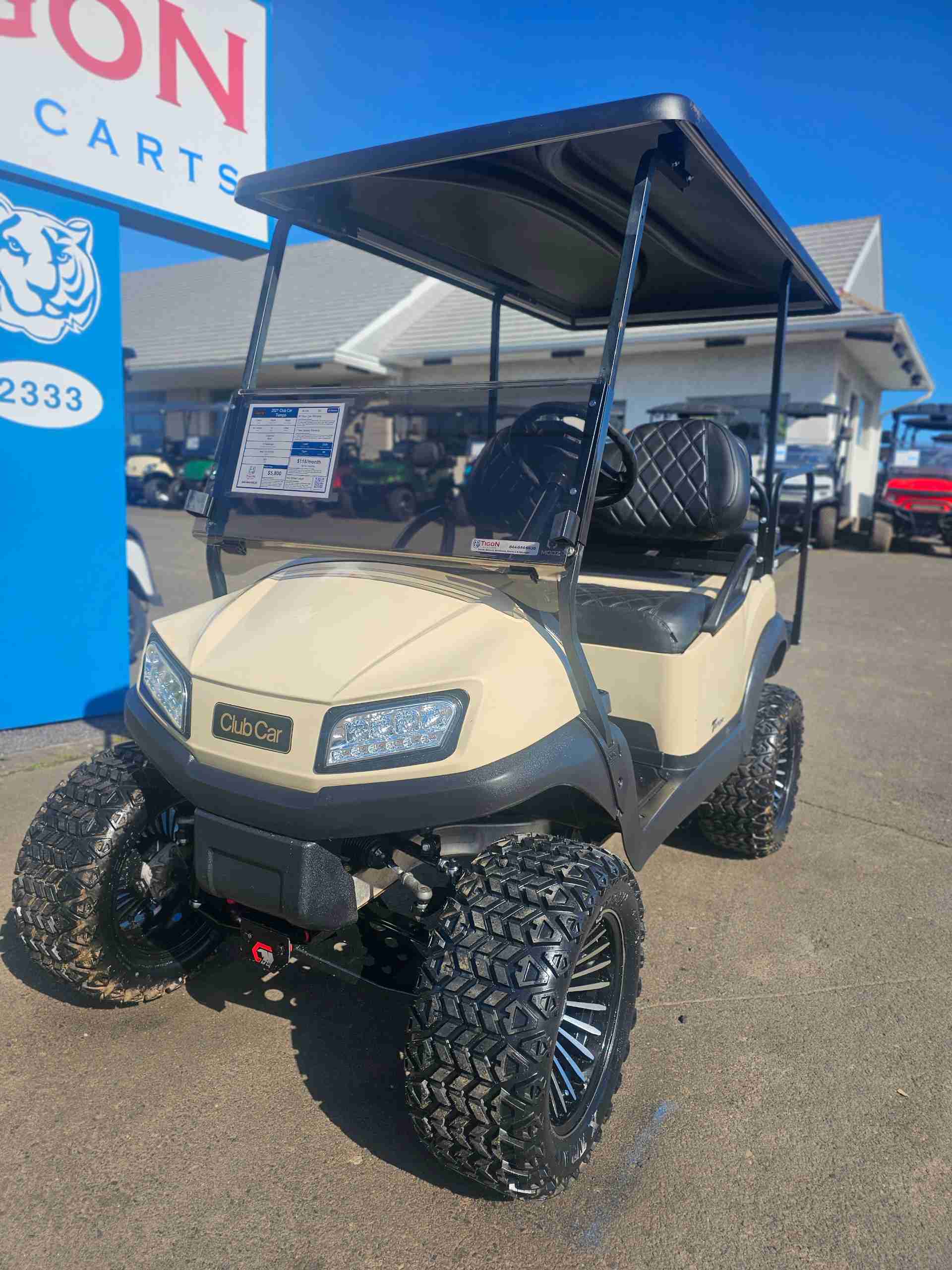 2021 Club Car Tempo Beige