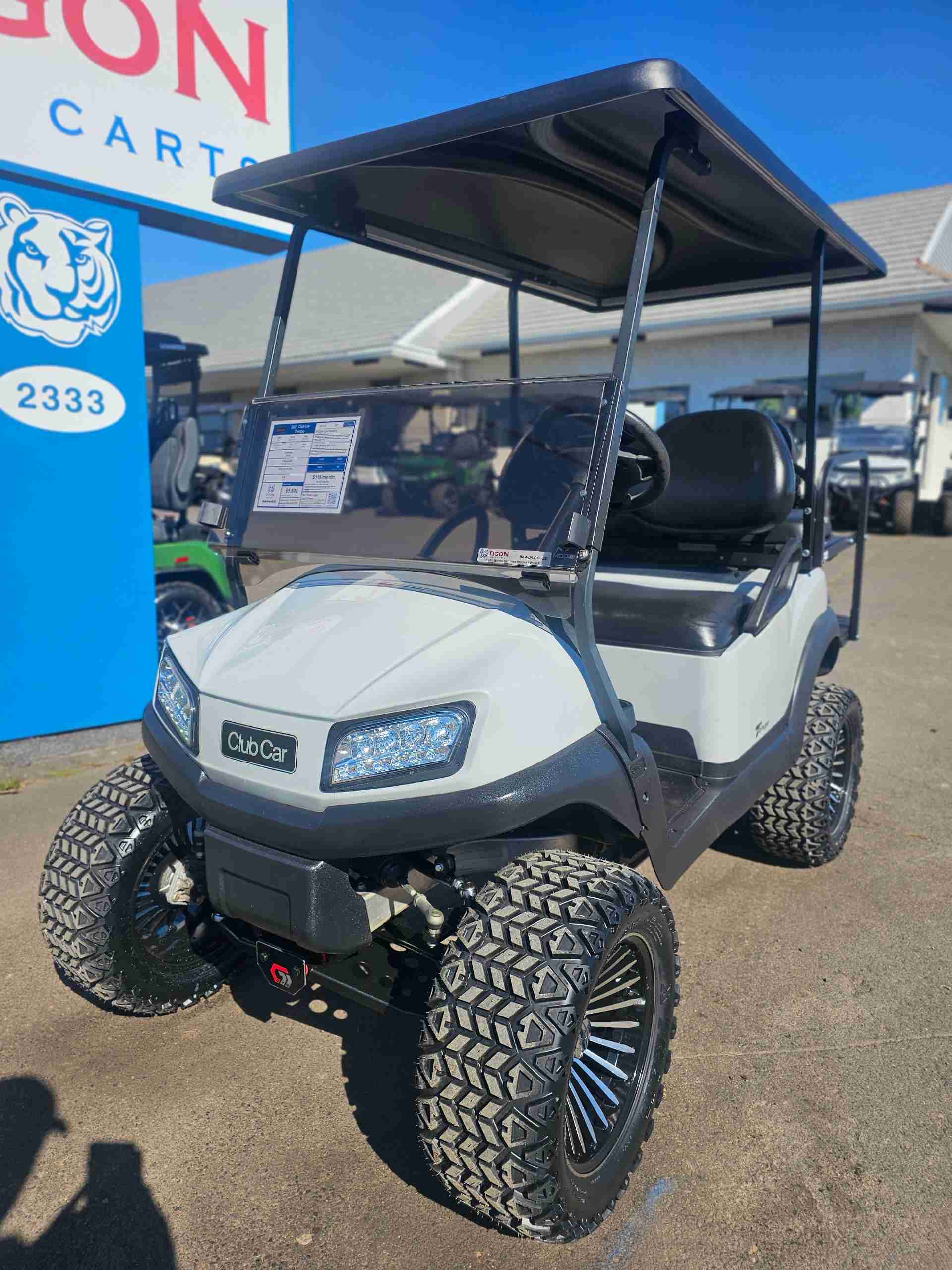 2021 Club Car Tempo Golf Cart in Gray