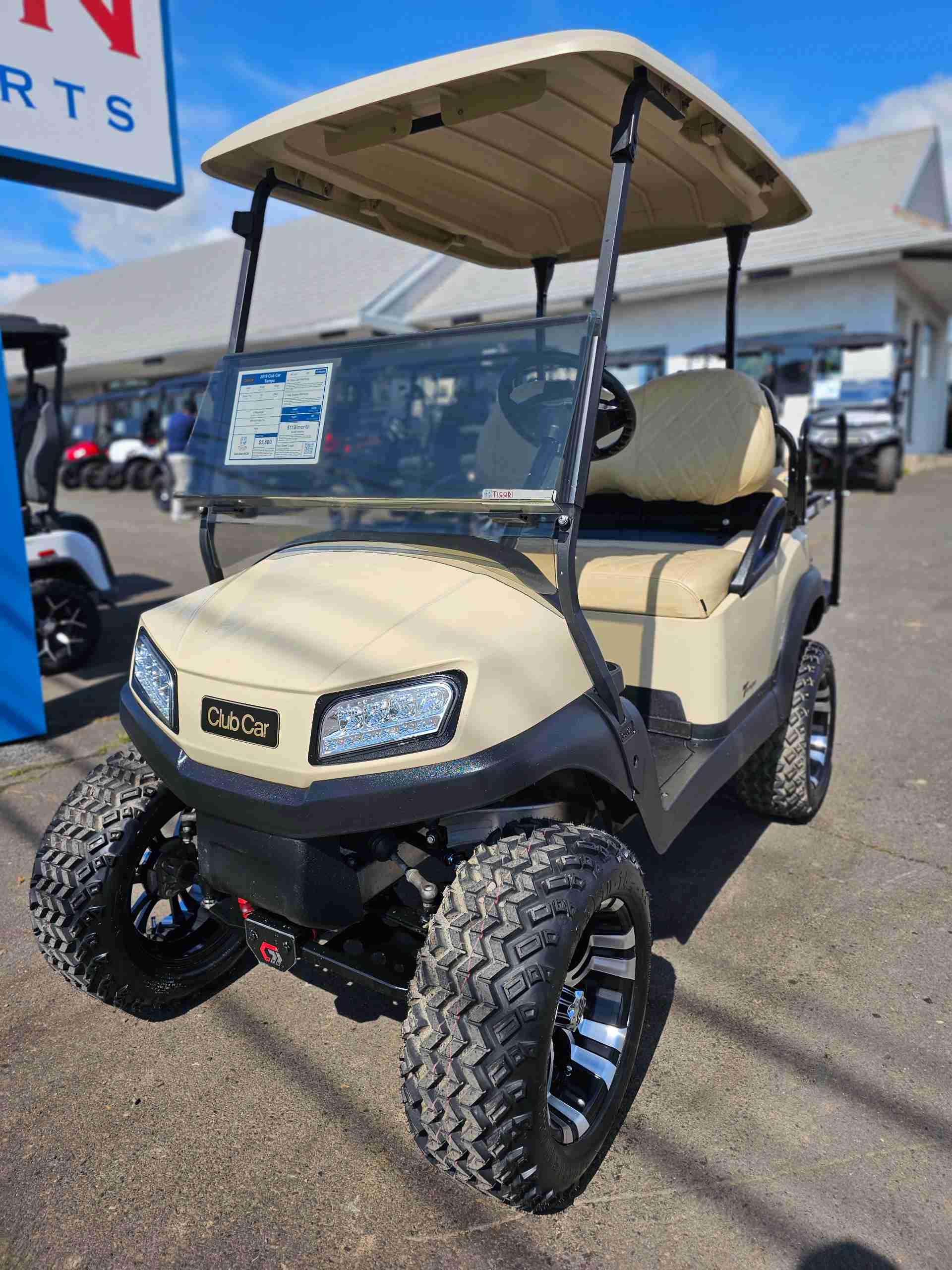 2019 Club Car Tempo Beige