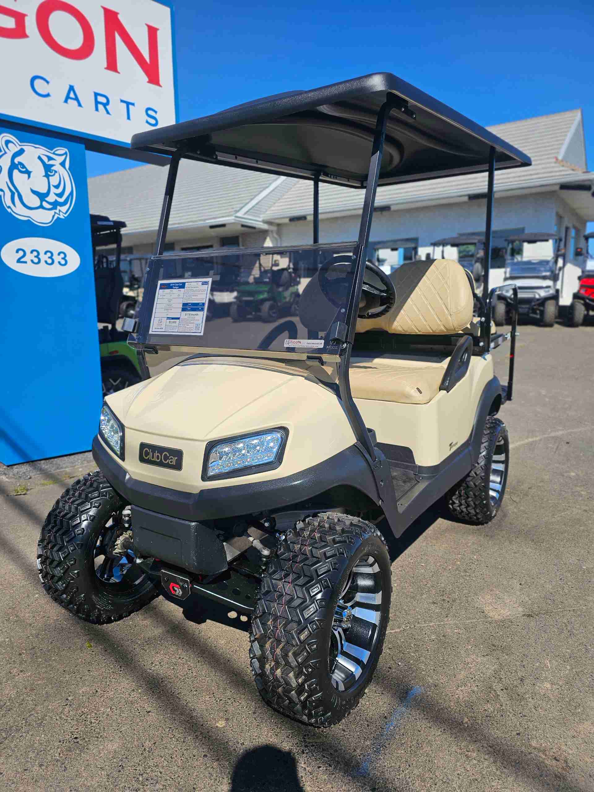 2019 Club Car Tempo Beige