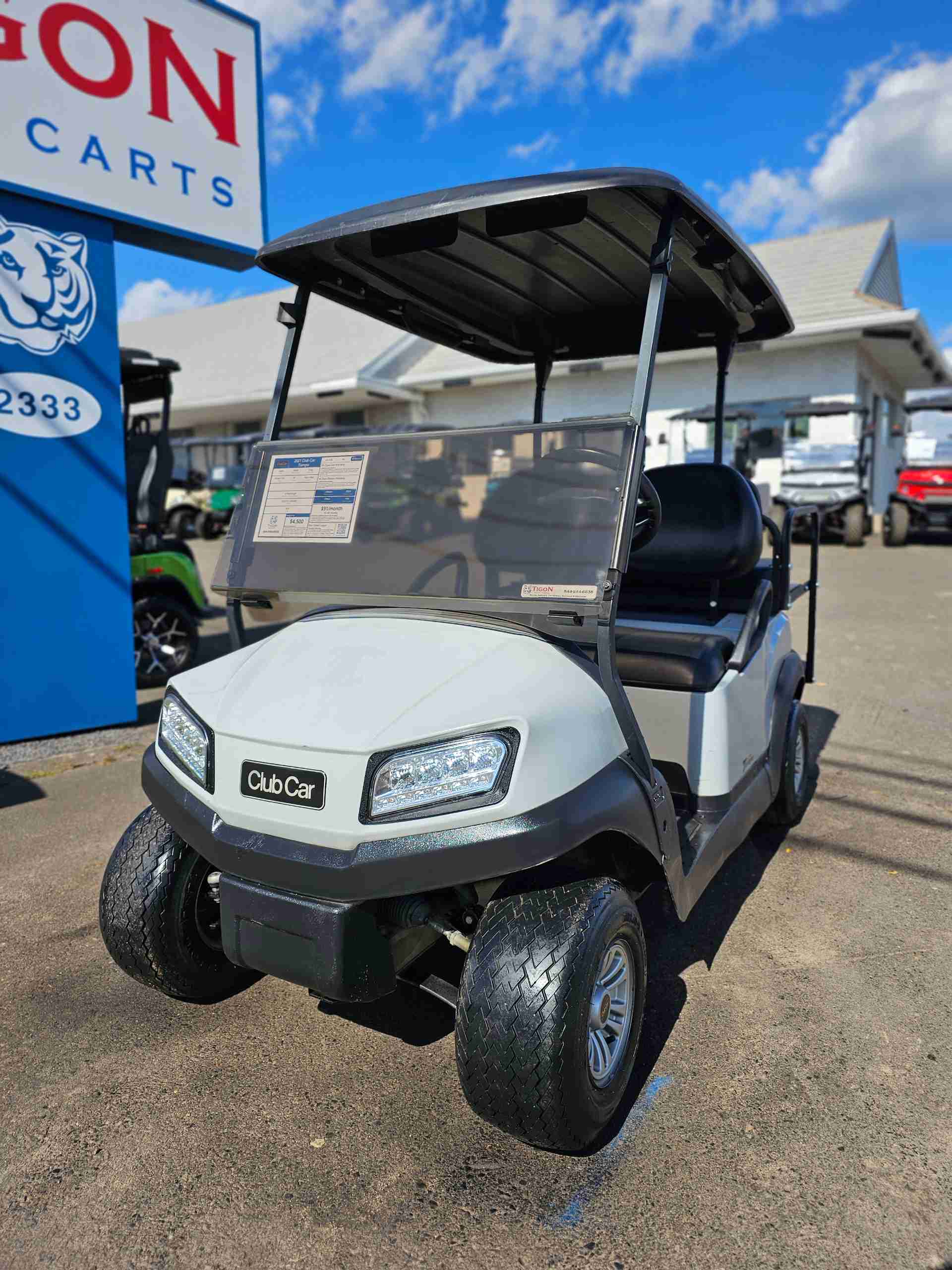 2021 Club Car Tempo Golf Cart in Gray