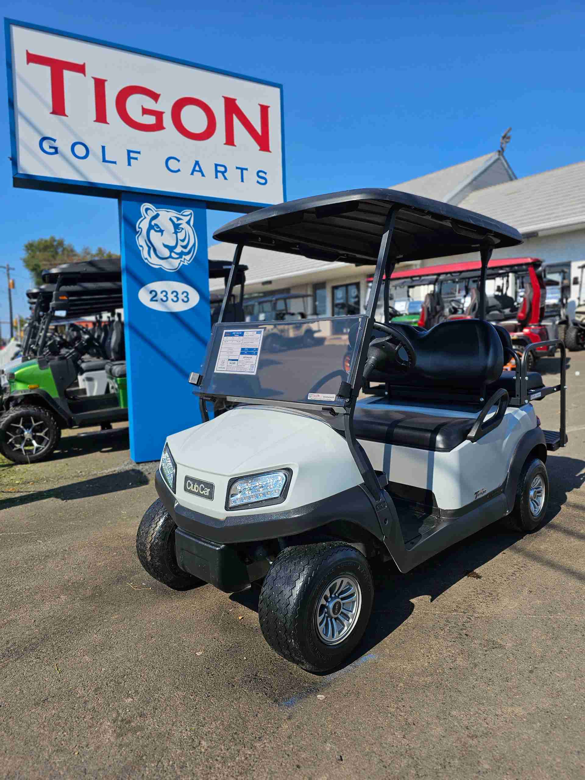 2021 Club Car Tempo Golf Cart in Gray