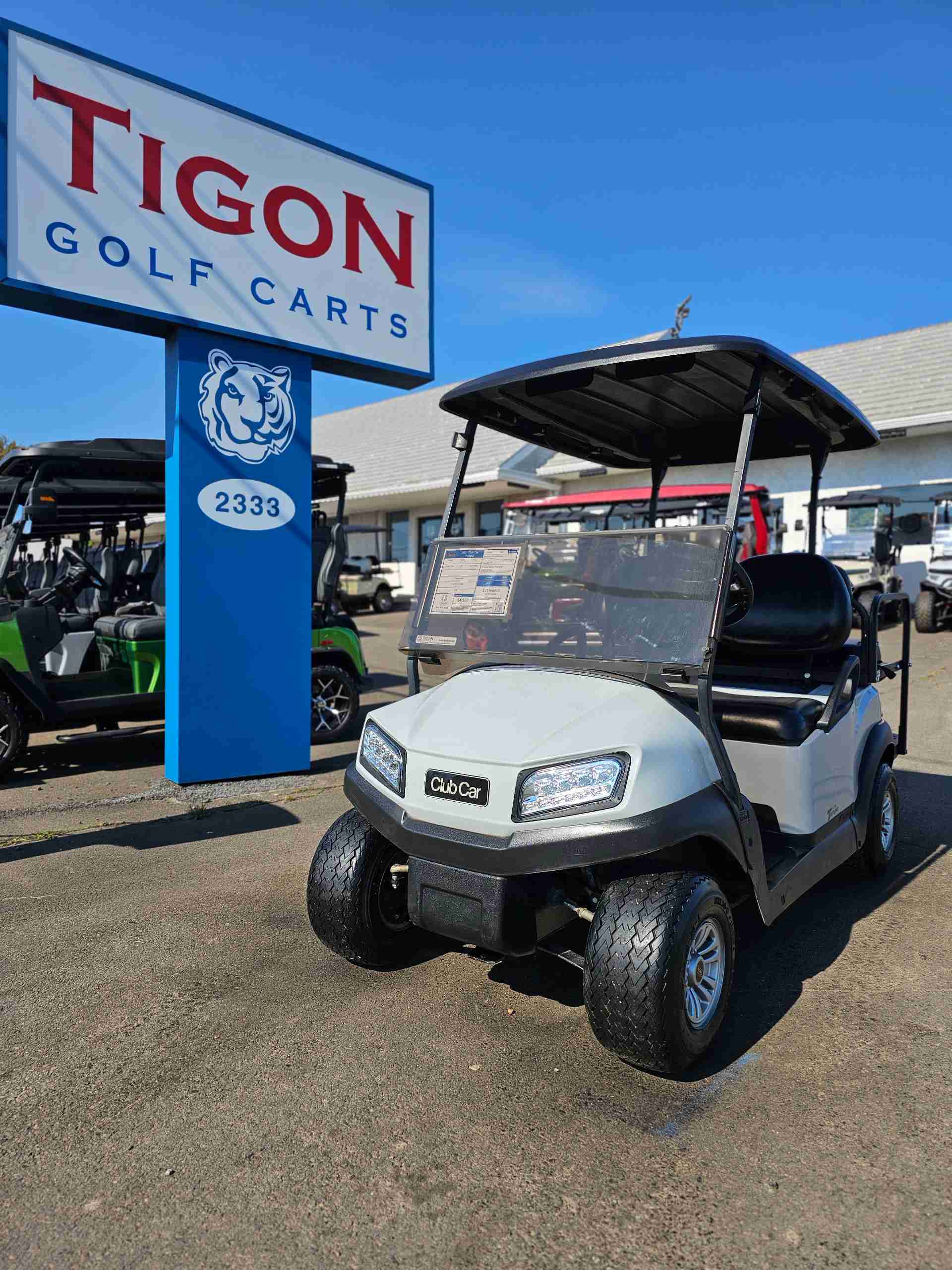 2021 Club Car Tempo Golf Cart in Gray