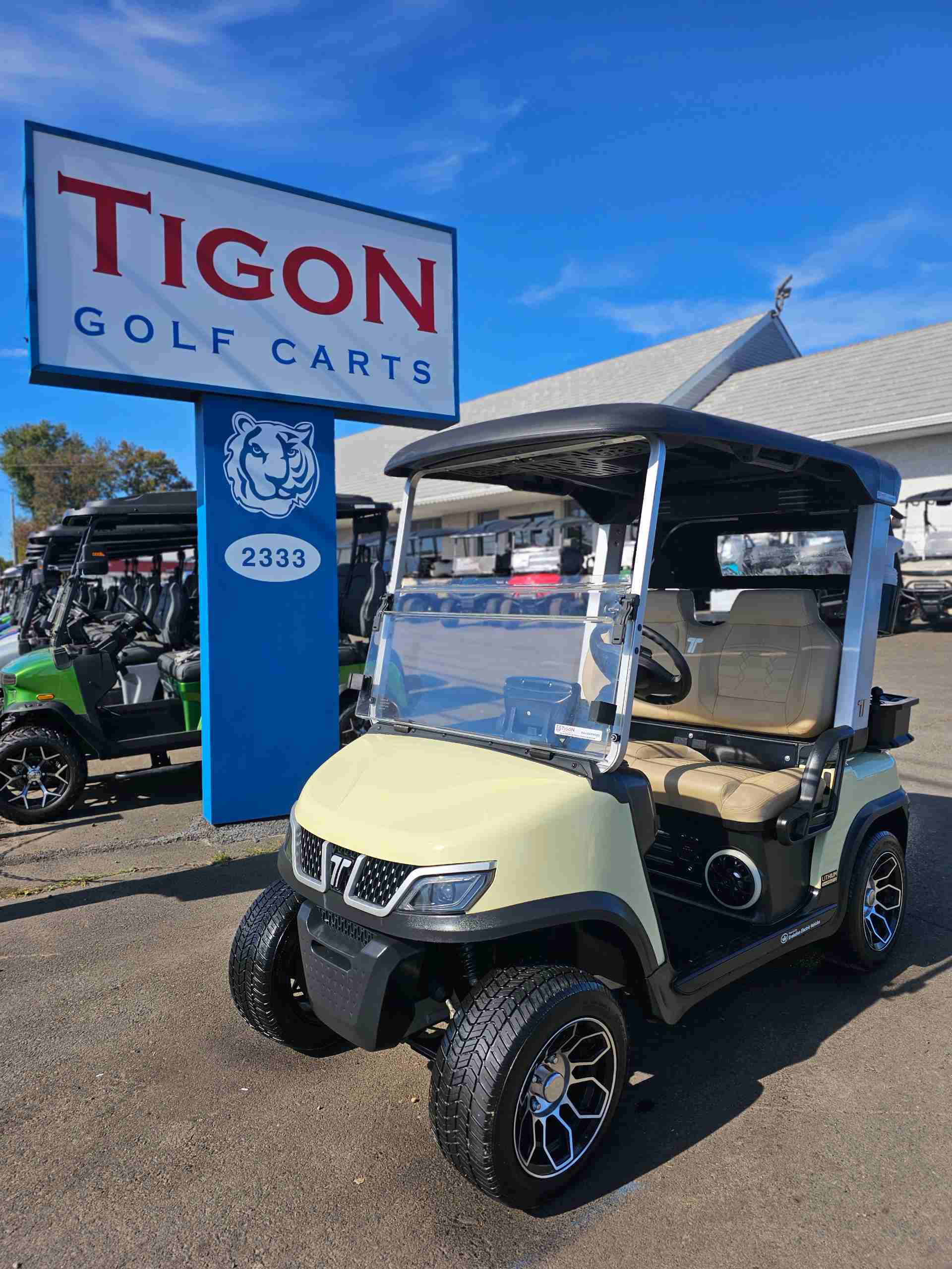 2025 Tara Spirit Plus Golf Cart in Beige