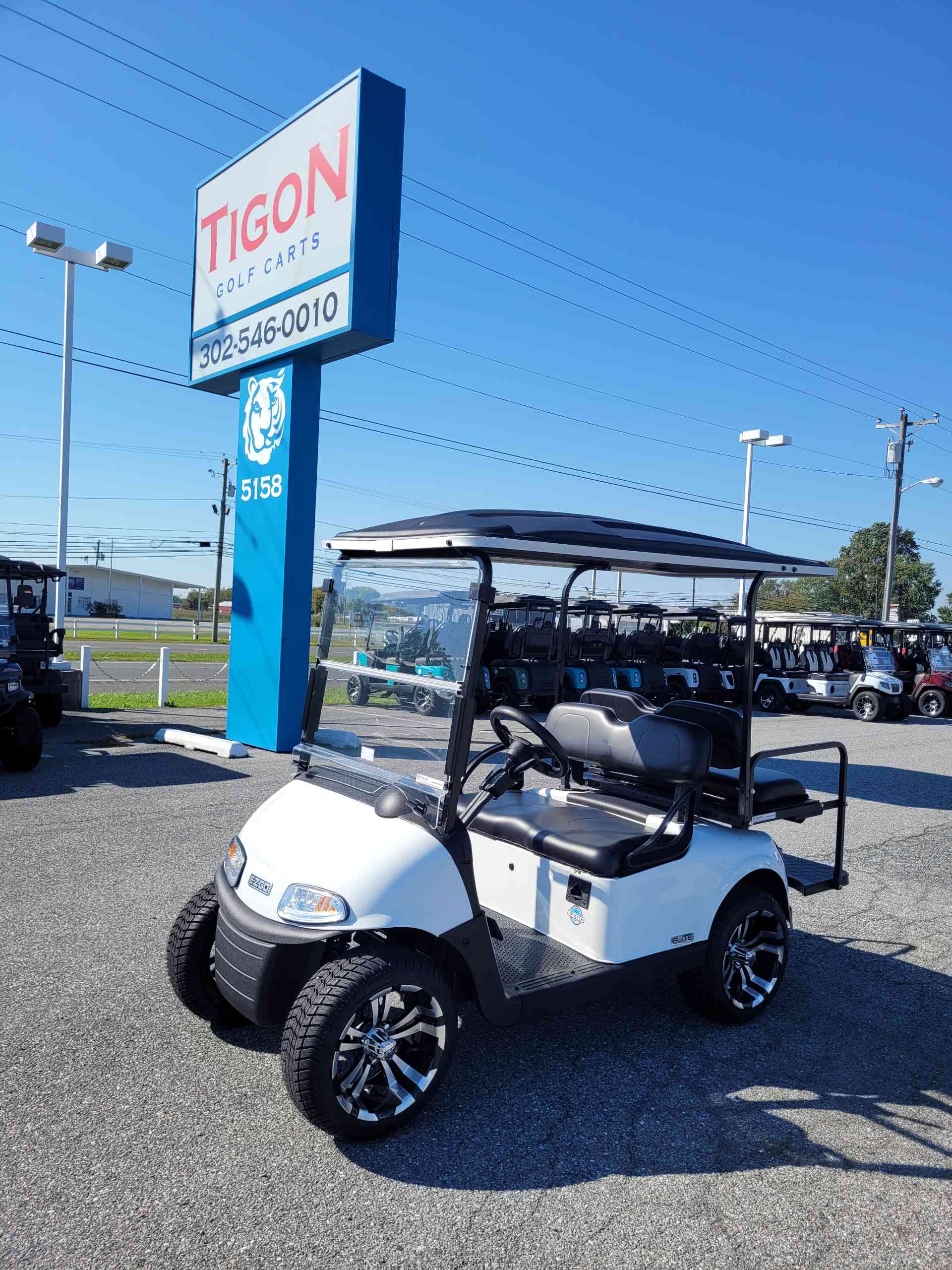 2021 EZGO RXV Golf Cart in White
